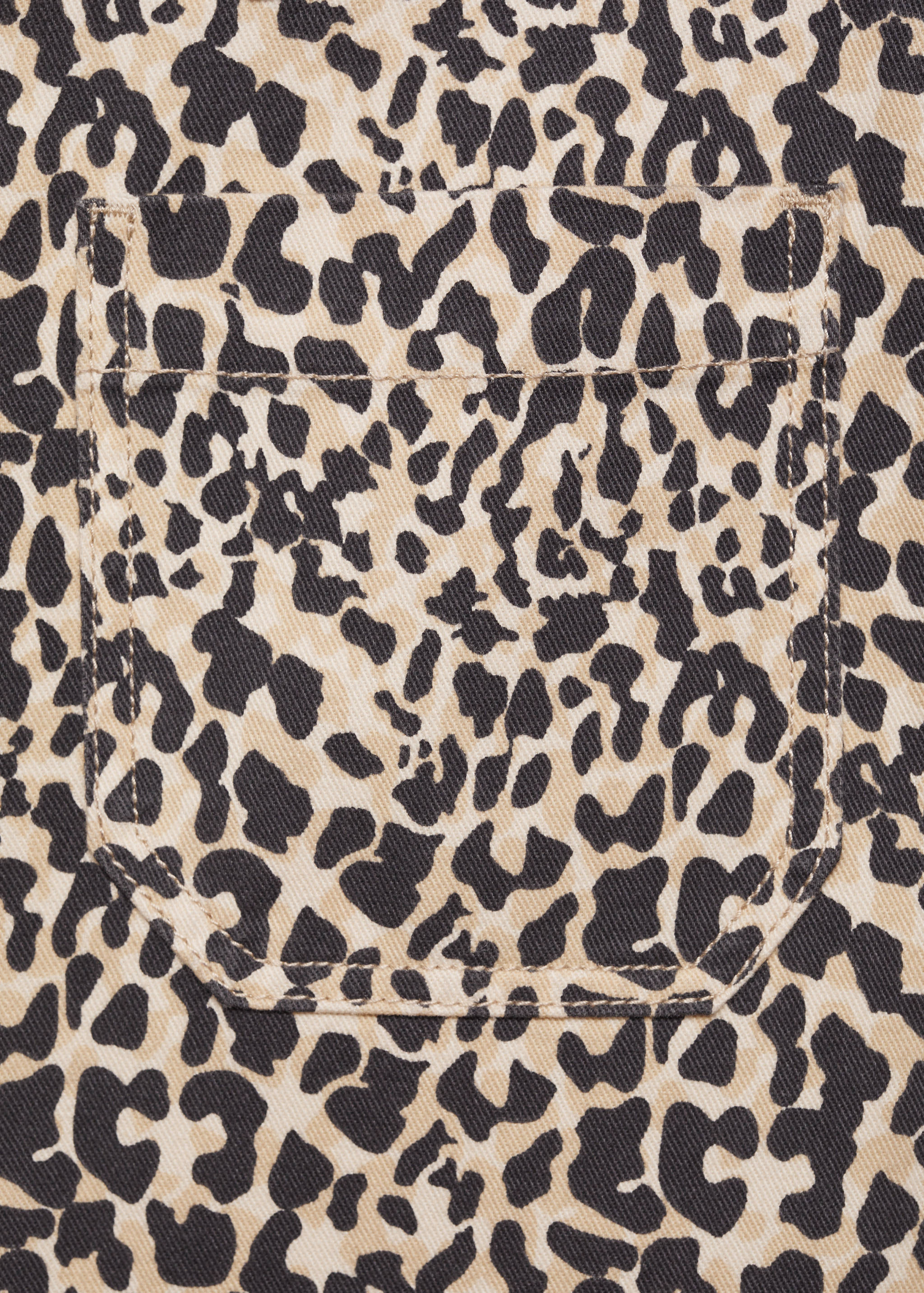 Pantalón recto leopardo - Detalle del artículo 0