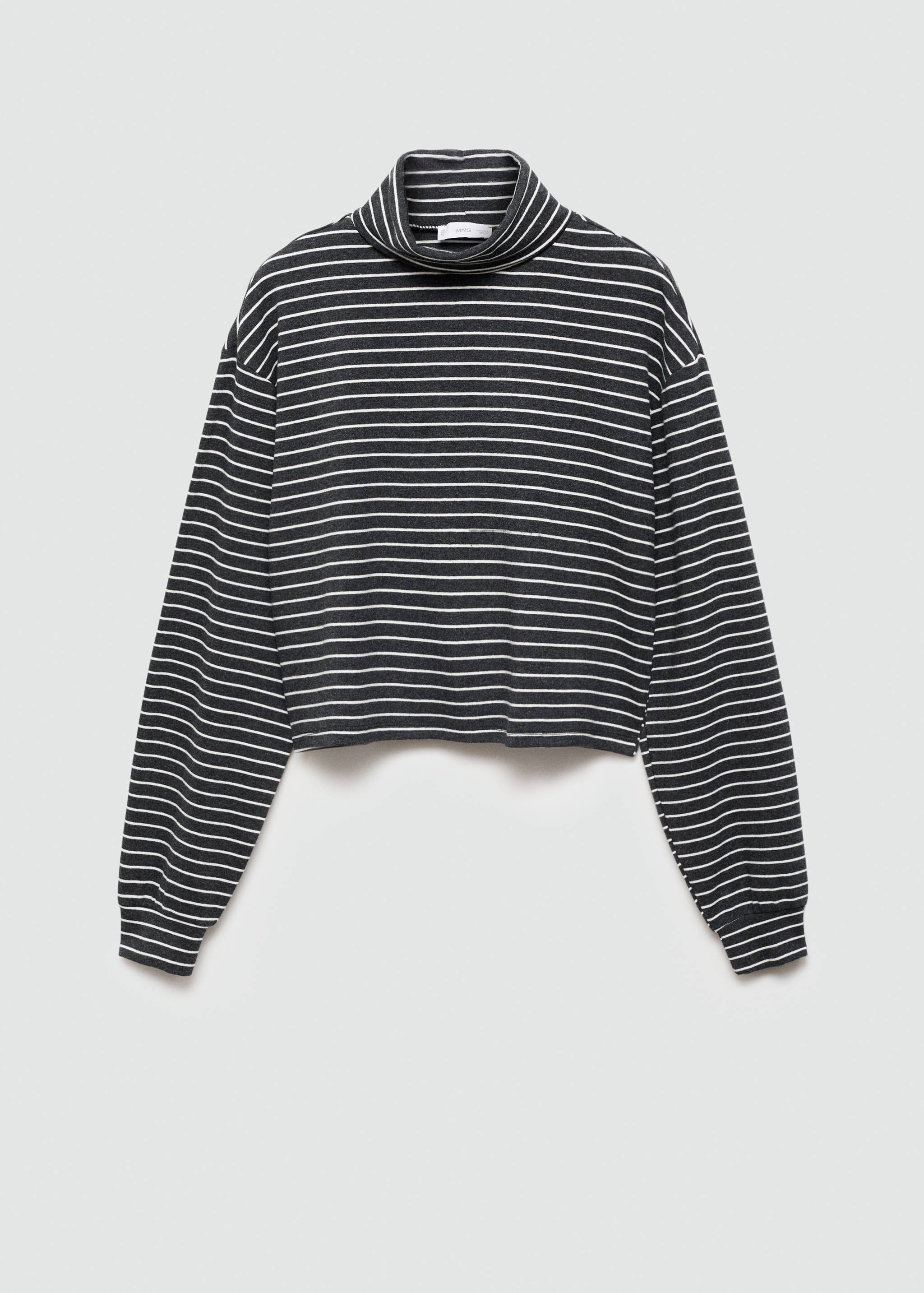 Striped turtleneck T-shirt - Article without model