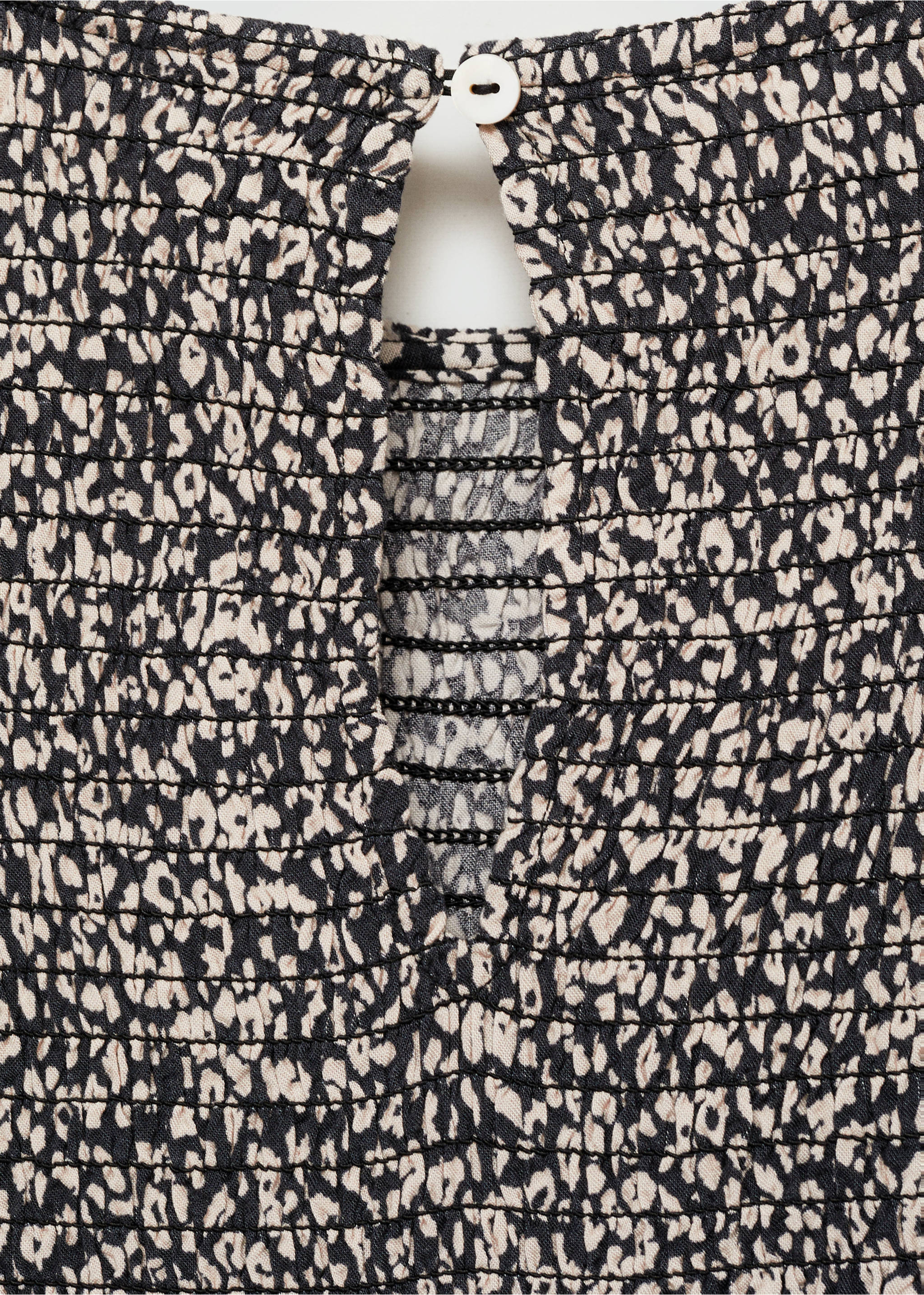 Vestit estampat lleopard - Detall de l'article 0, Negre. Ref: 77035988-00.