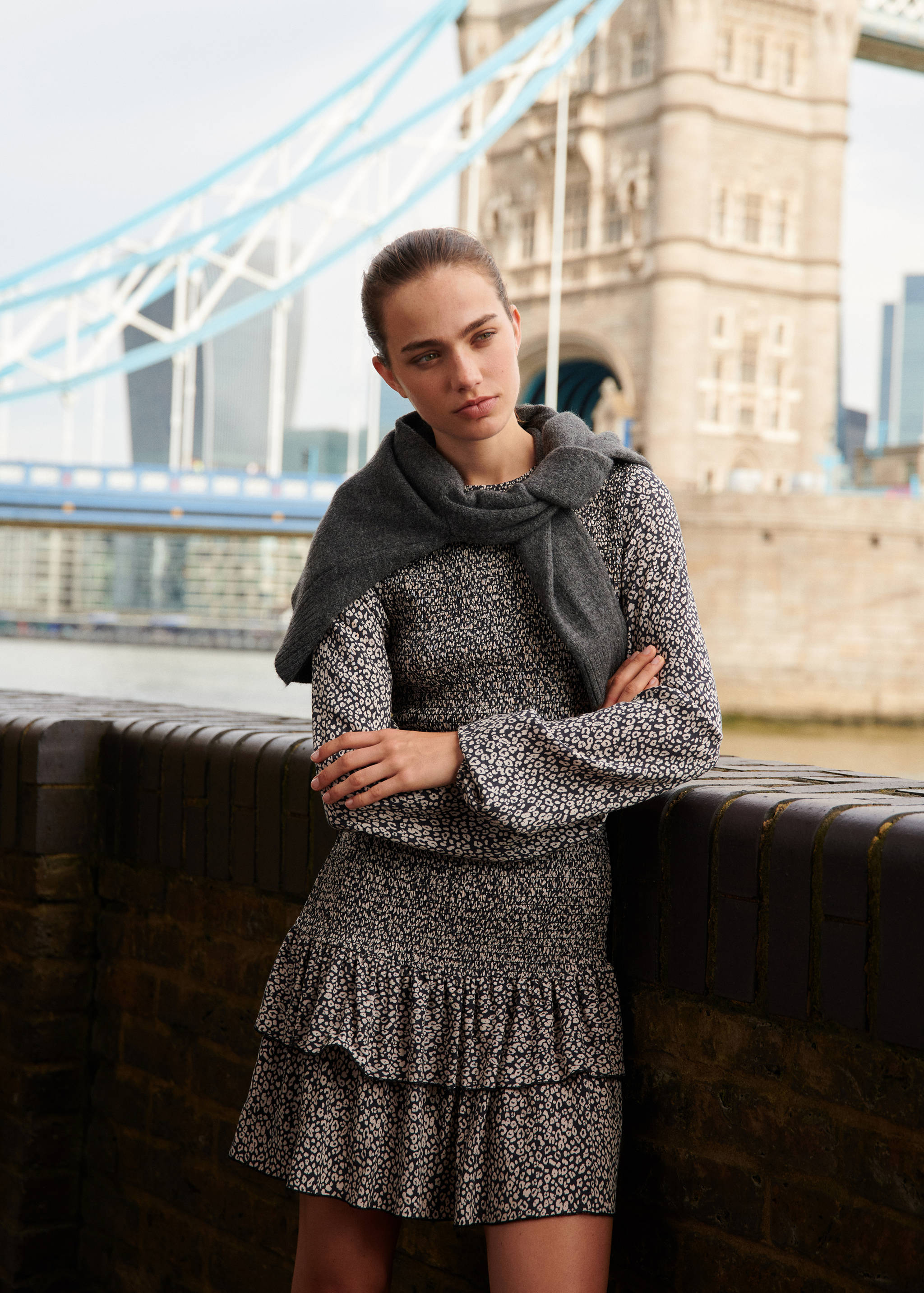 Leopard print dress - Details of the article 5