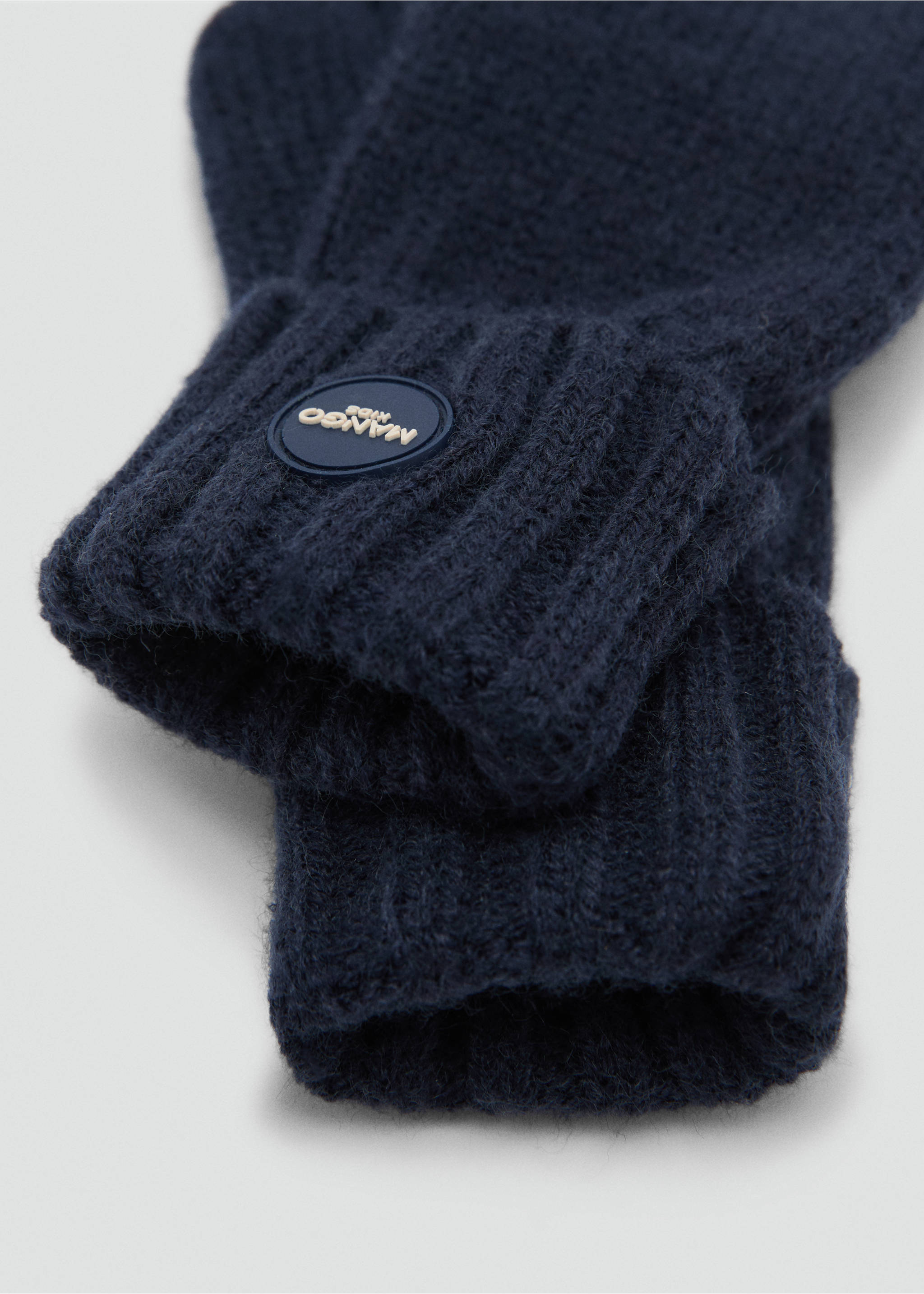Knit gloves - Medium plane, Dark Navy. Ref: 77035994-00.