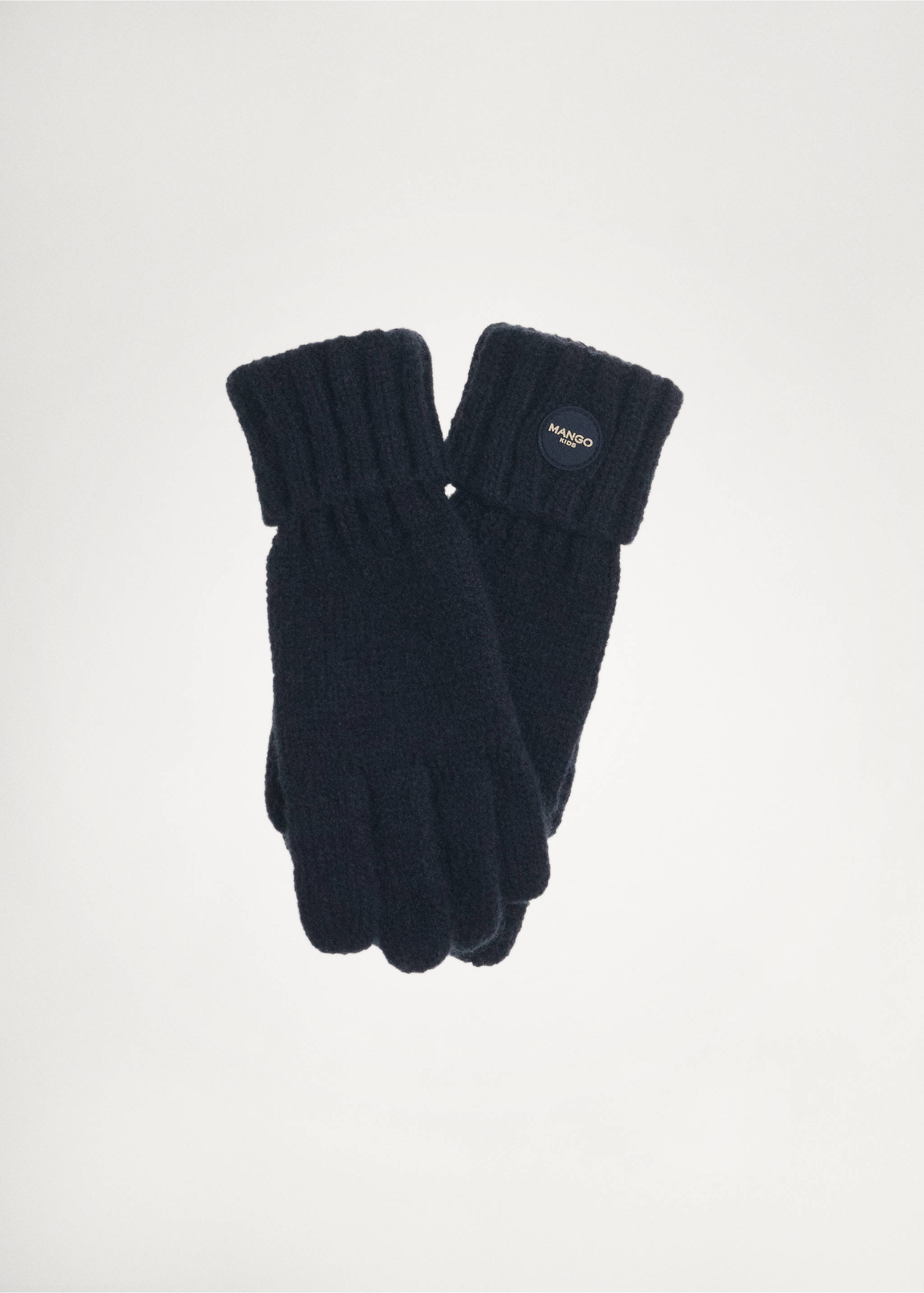 Knit gloves - Details of the article 5, Dark Navy. Ref: 77035994-00.