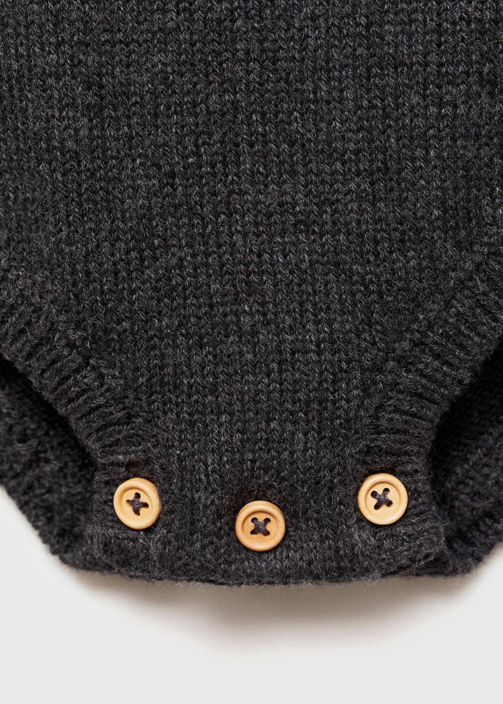 Cotton-knit romper - Details of the article 0