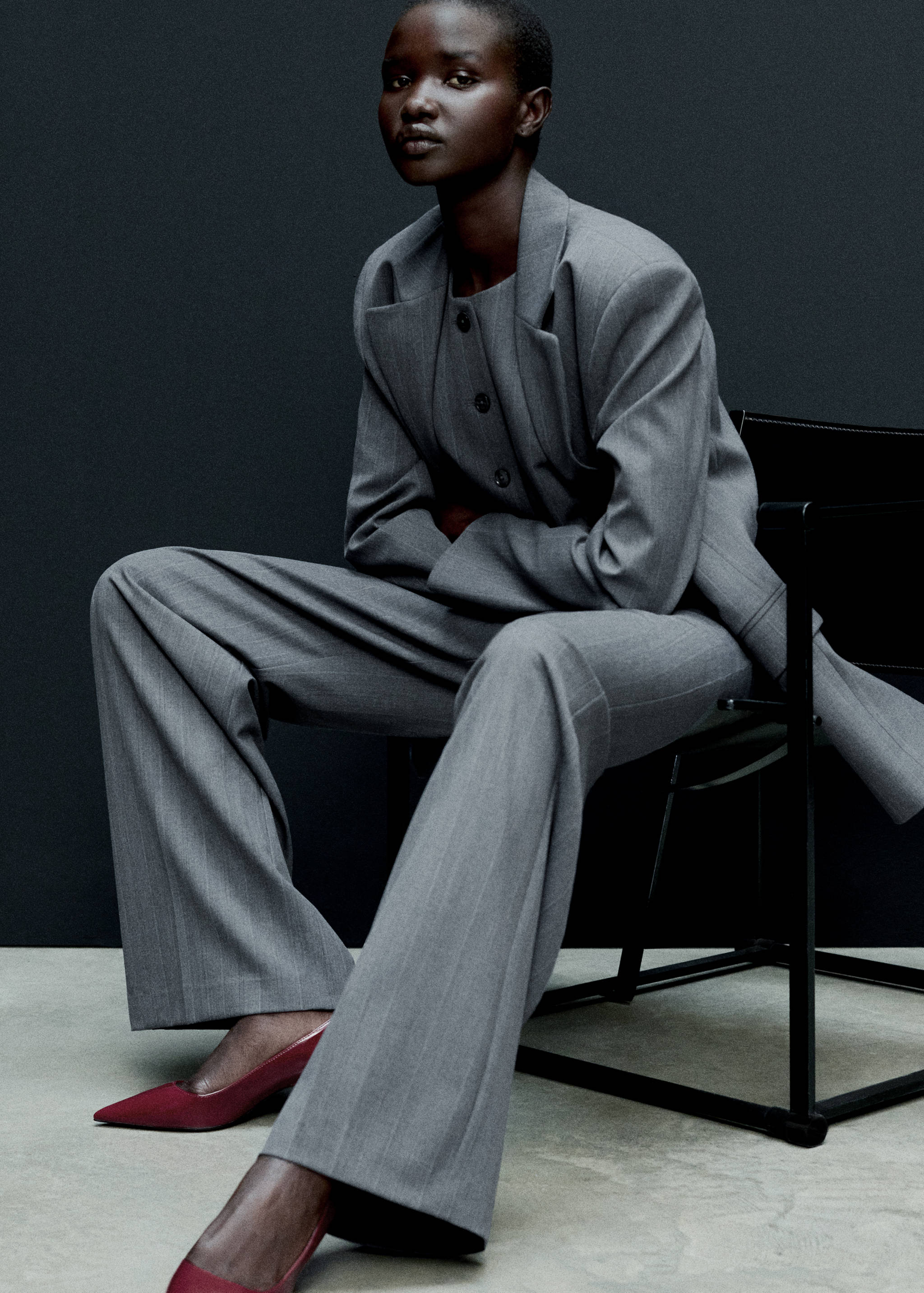 Patent leather heel shoes - General plane