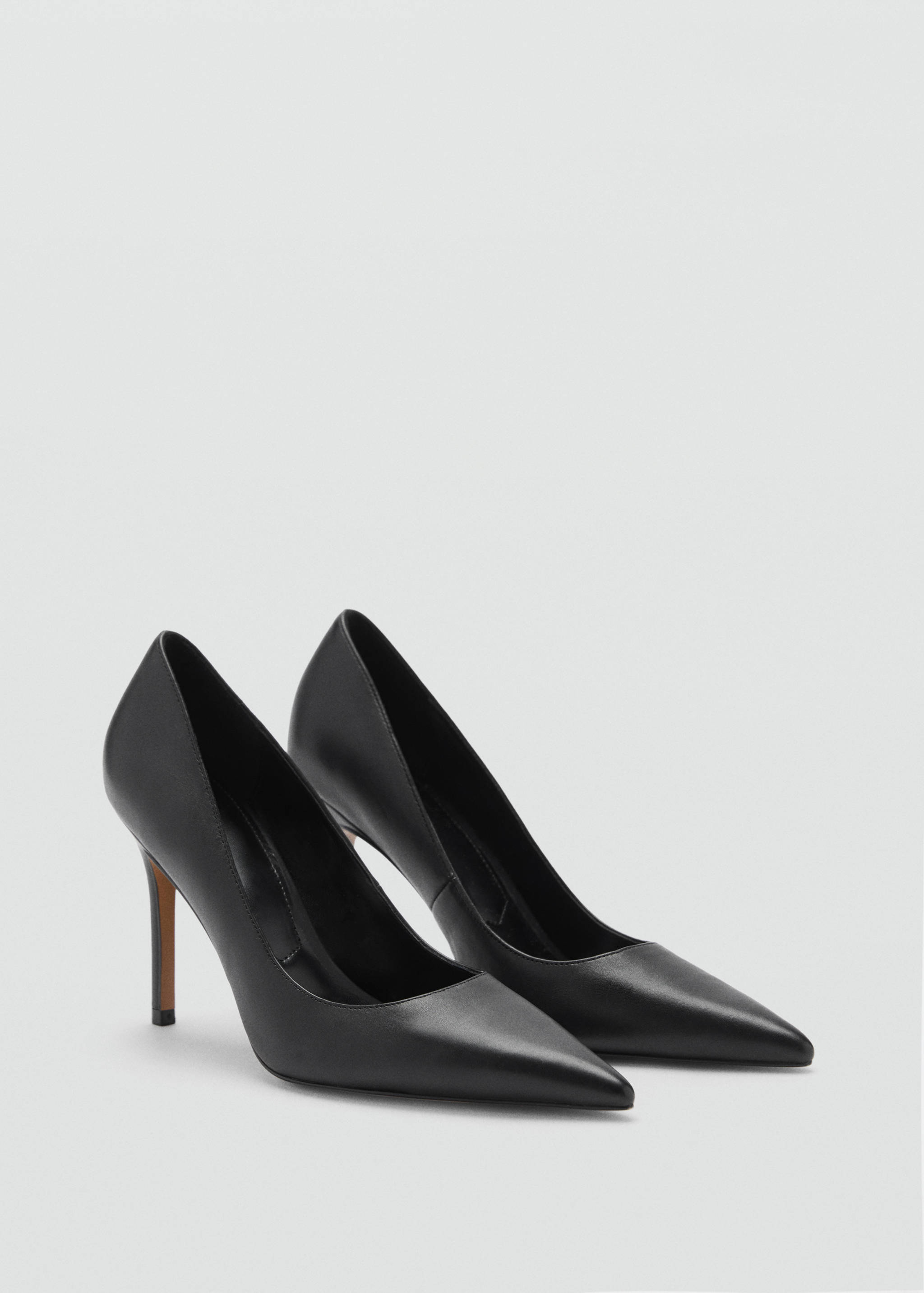 Leather pumps - Medium plane