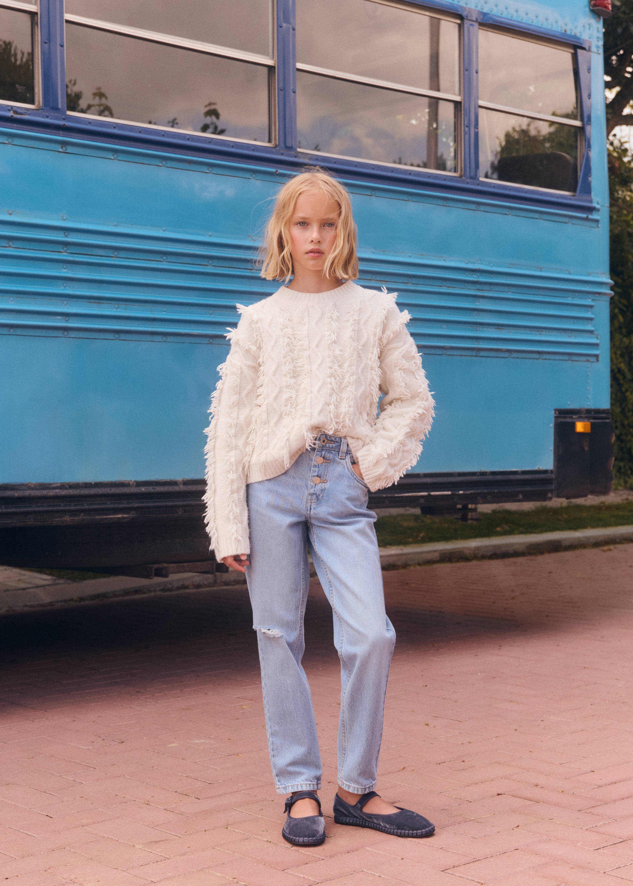 Fringes knit sweater - Details of the article 7