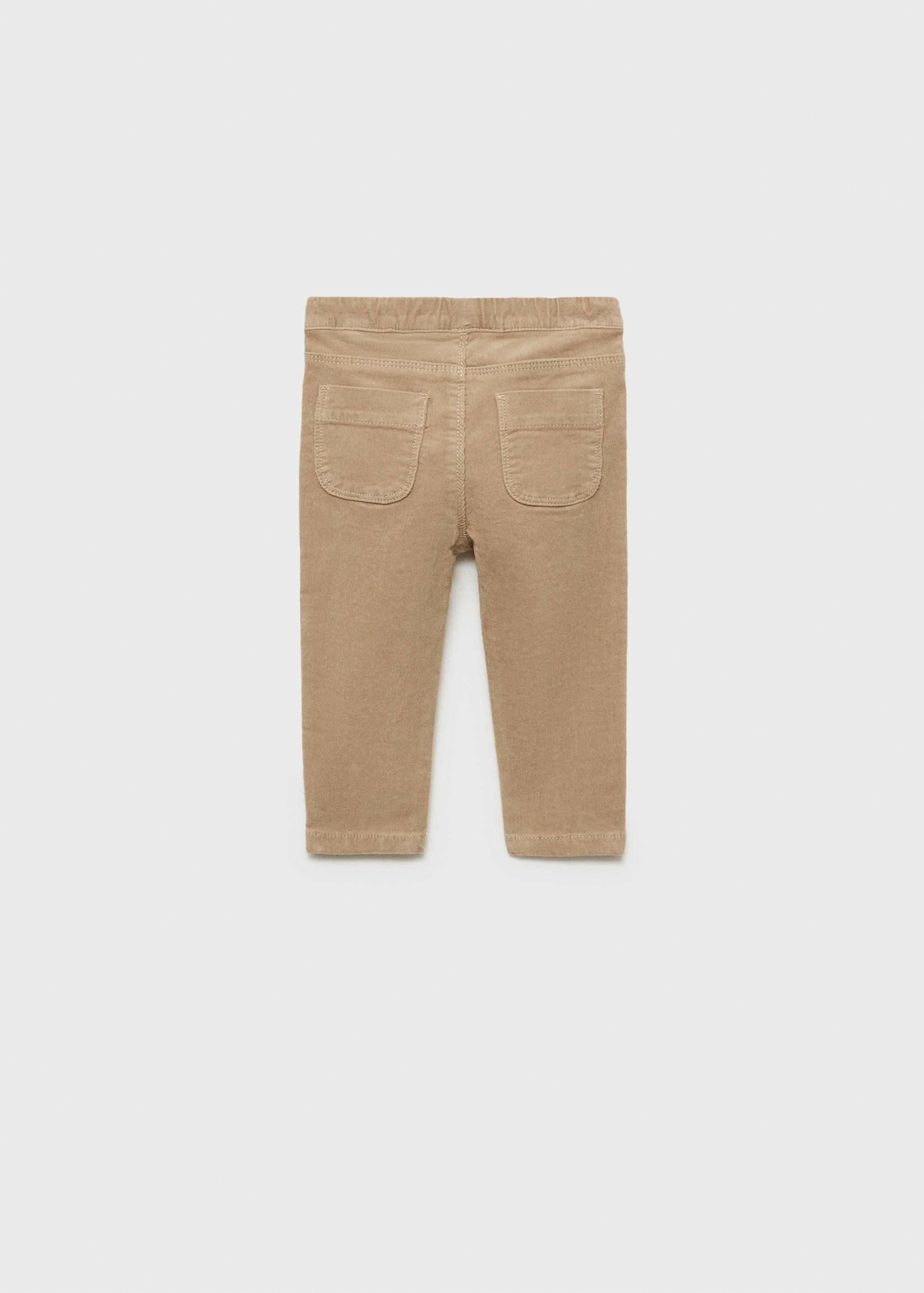 Corduroy pants - Reverse of the article