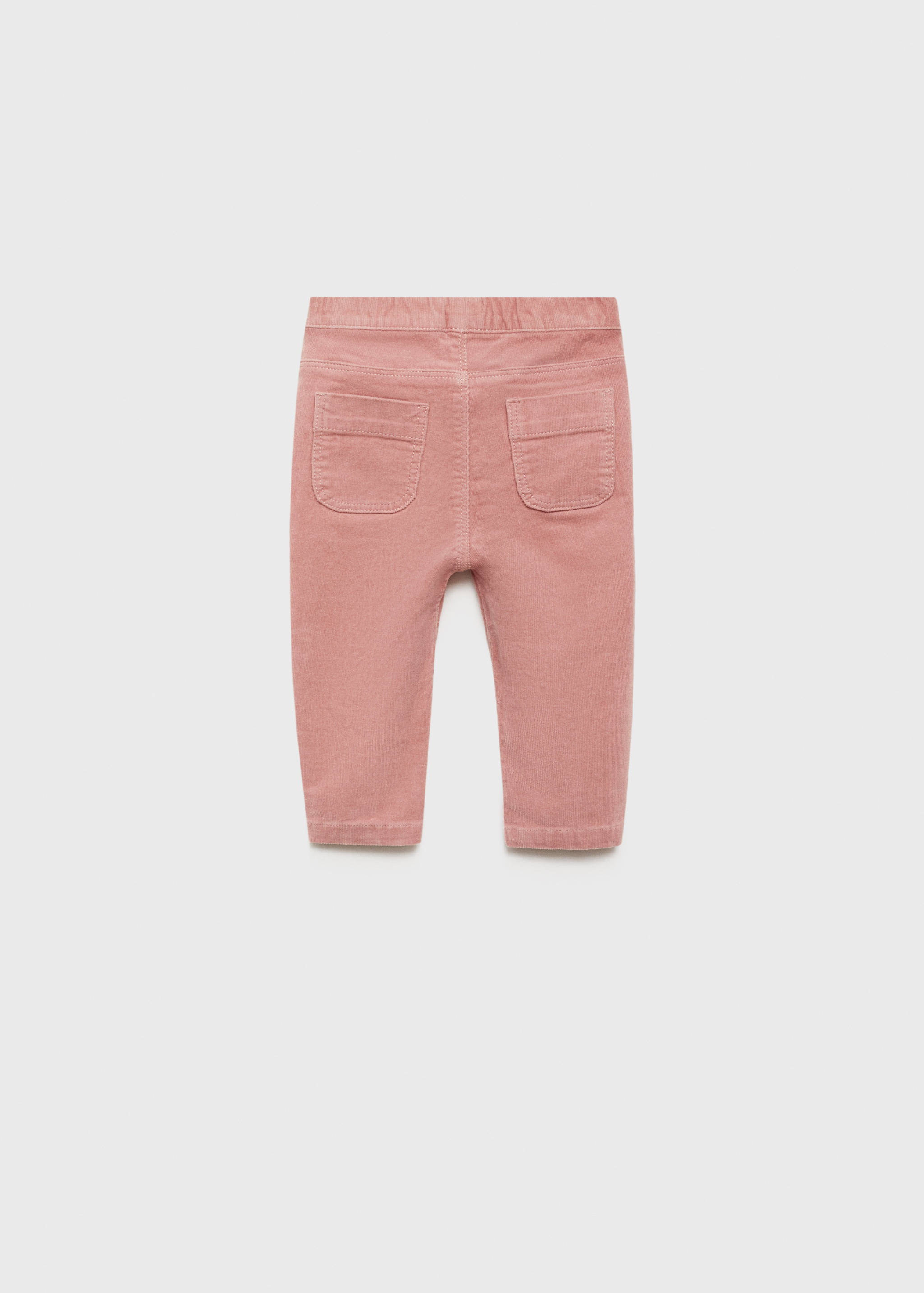 Corduroy pants - Reverse of the article