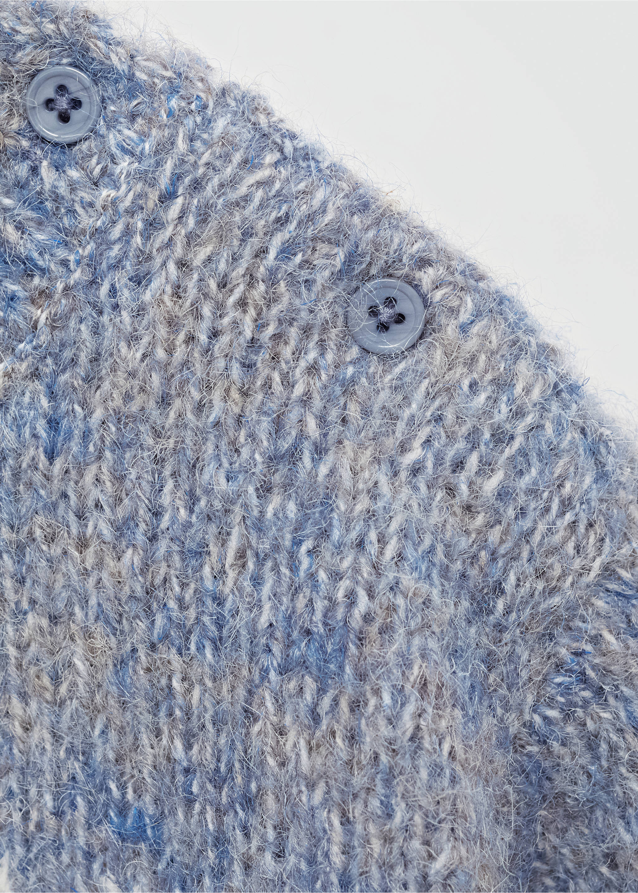 Jacquard knitted sweater - Details of the article 0, Blue. Ref: 77036345-00.