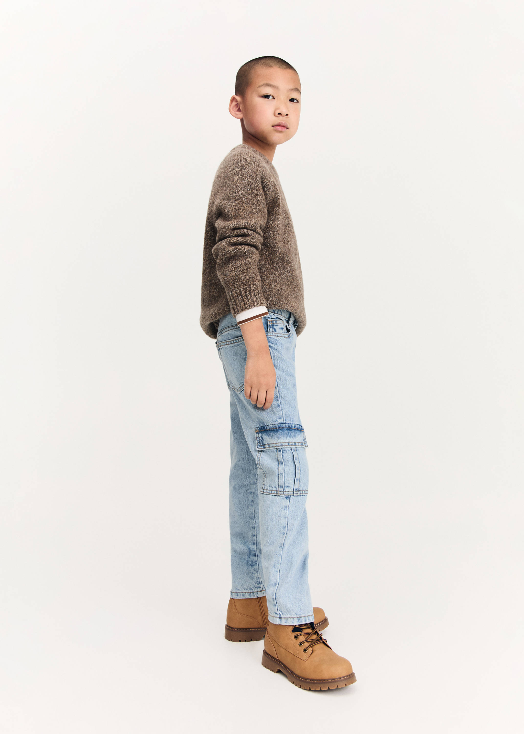 Wool-blend knit sweater - General plane