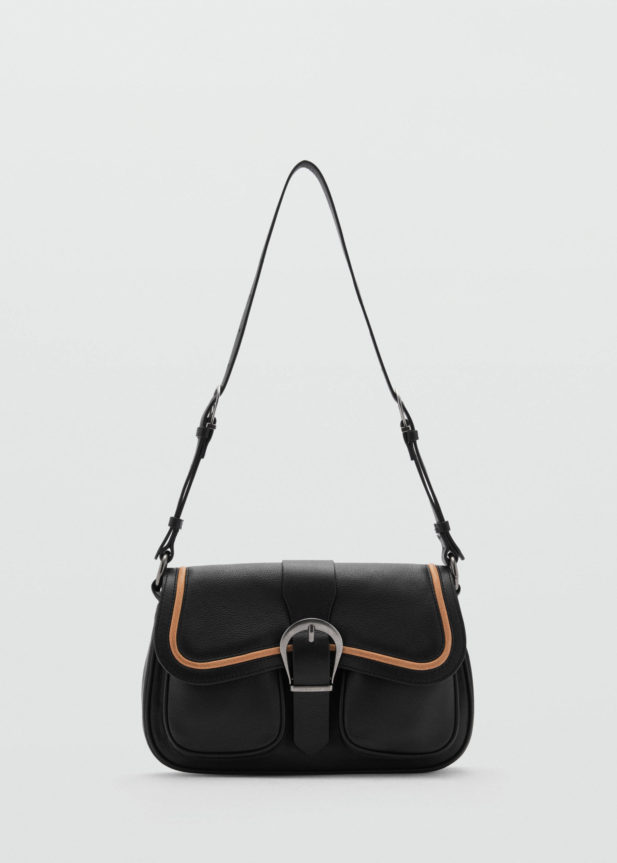 Buckle leather bag - Article without model