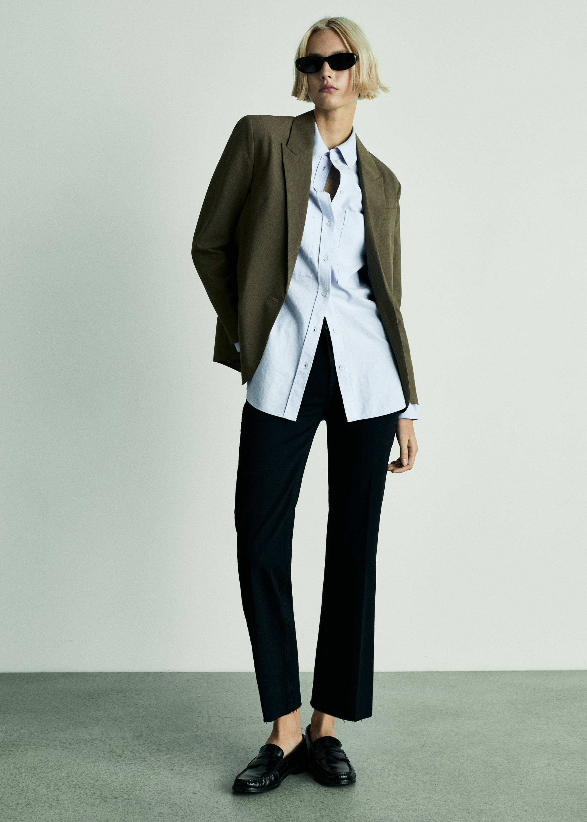 Jean flare crop poches - Plan général