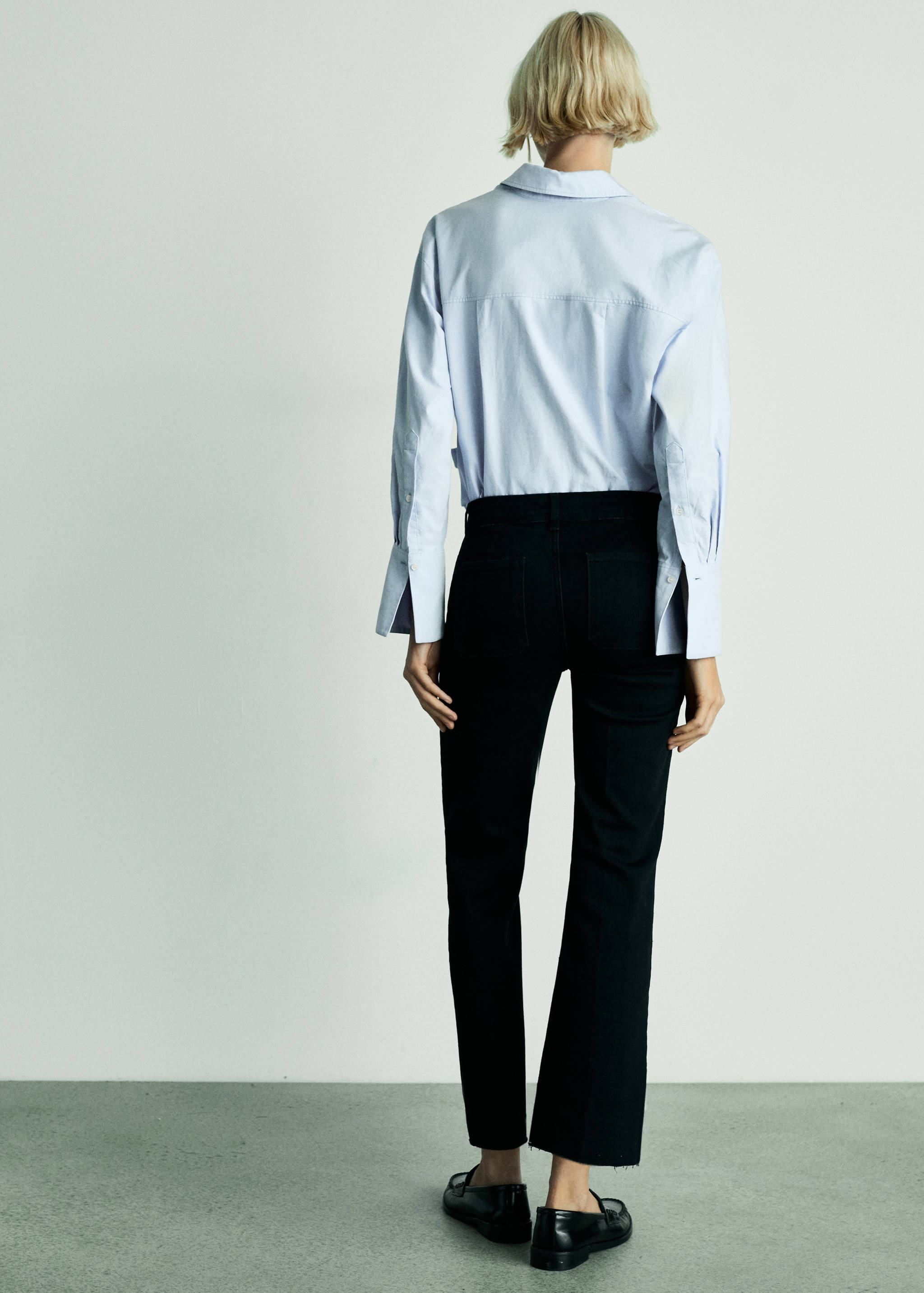 Jean flare crop poches - Verso de l’article