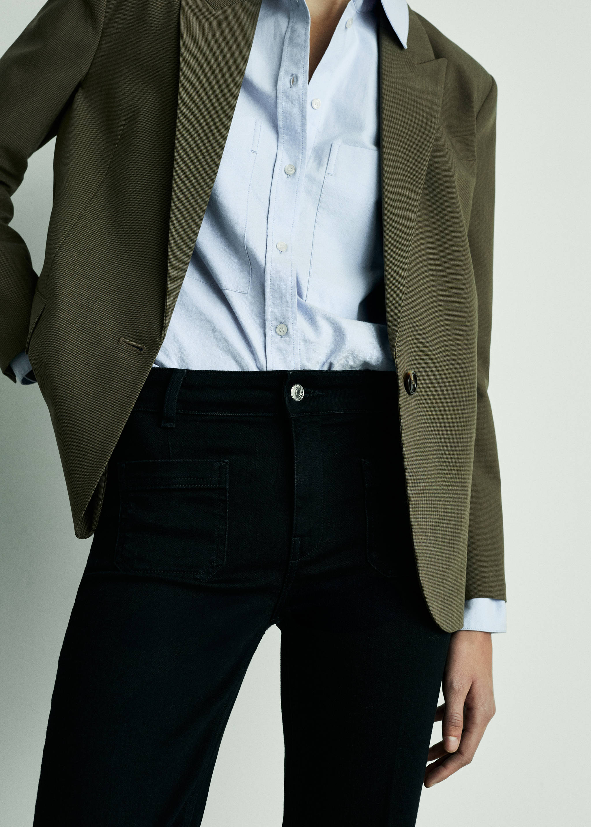 Jean flare crop poches - Détail de l'article 6