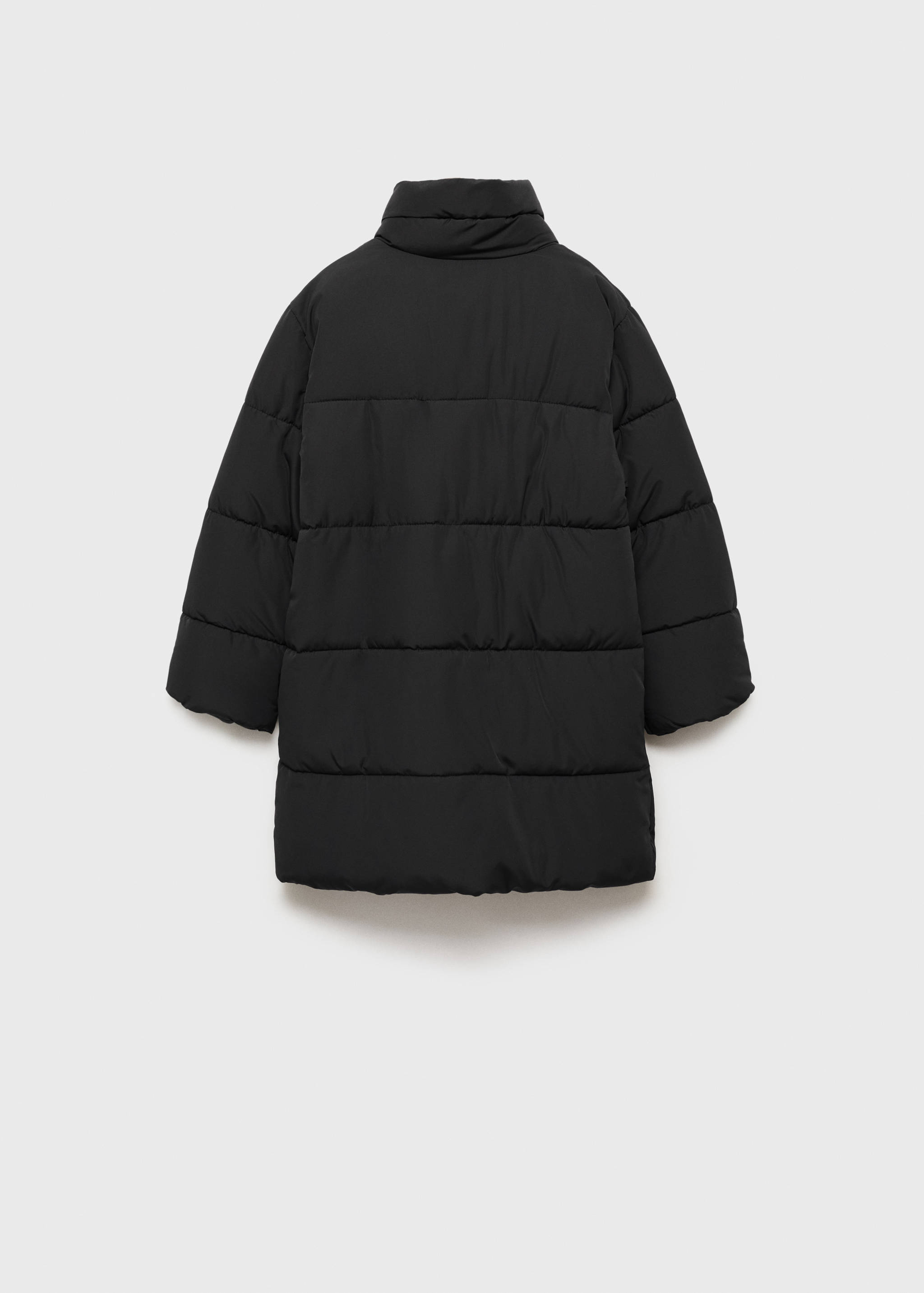 Prošívaný anorak na knoflíky - Zadní strana zboží