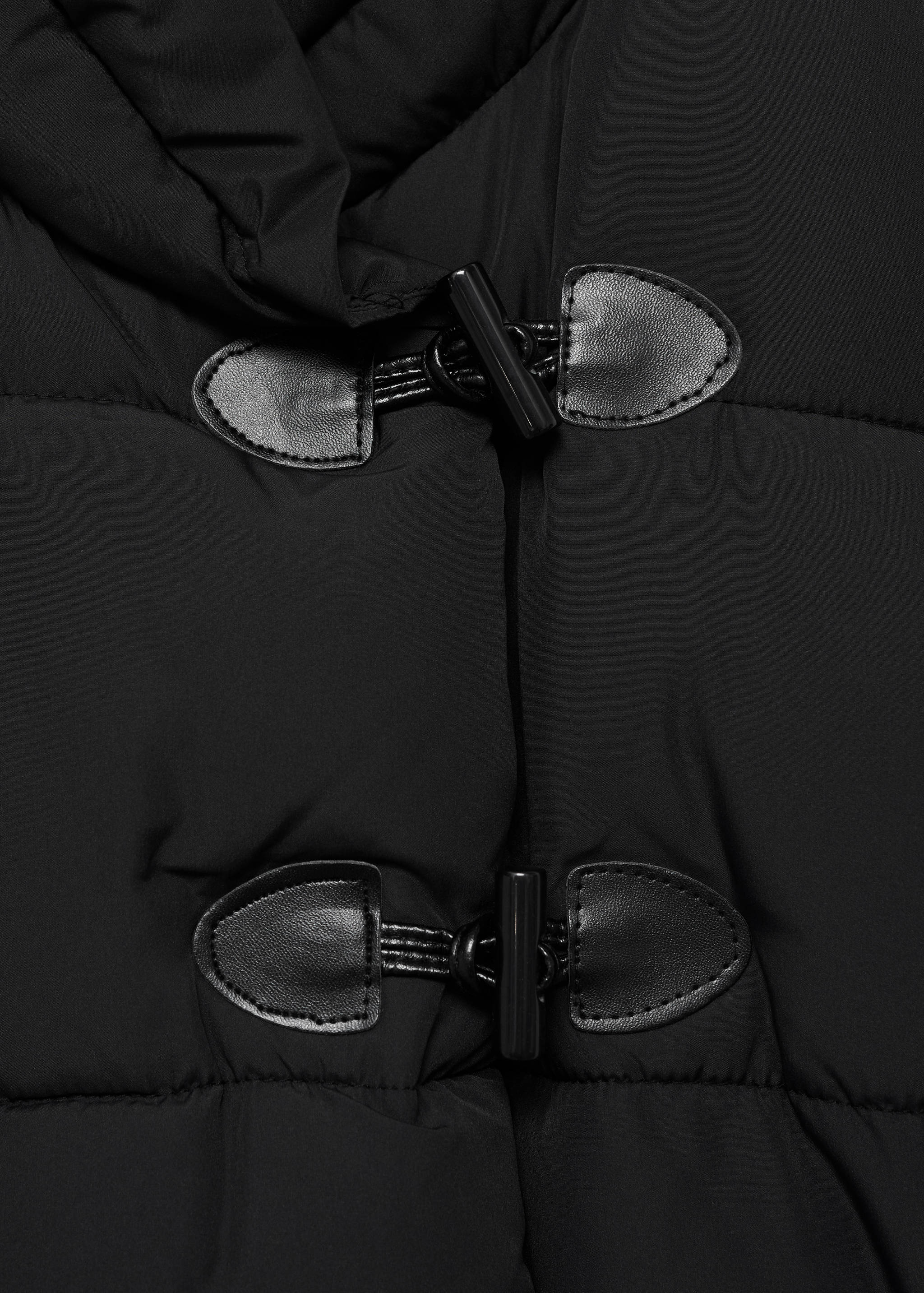 Prošívaný anorak na knoflíky - Detail zboží 8