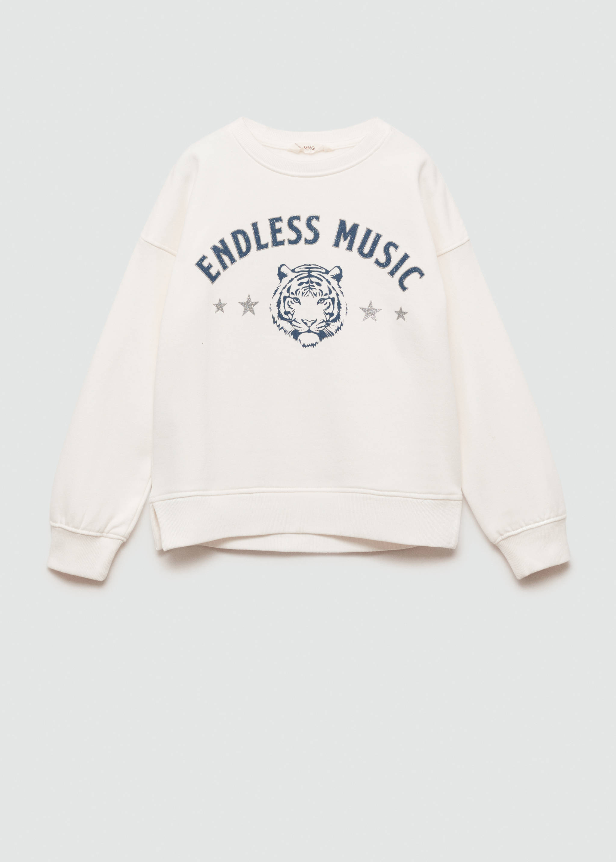 Gemustertes Baumwoll-Sweatshirt - Artikel ohne Model