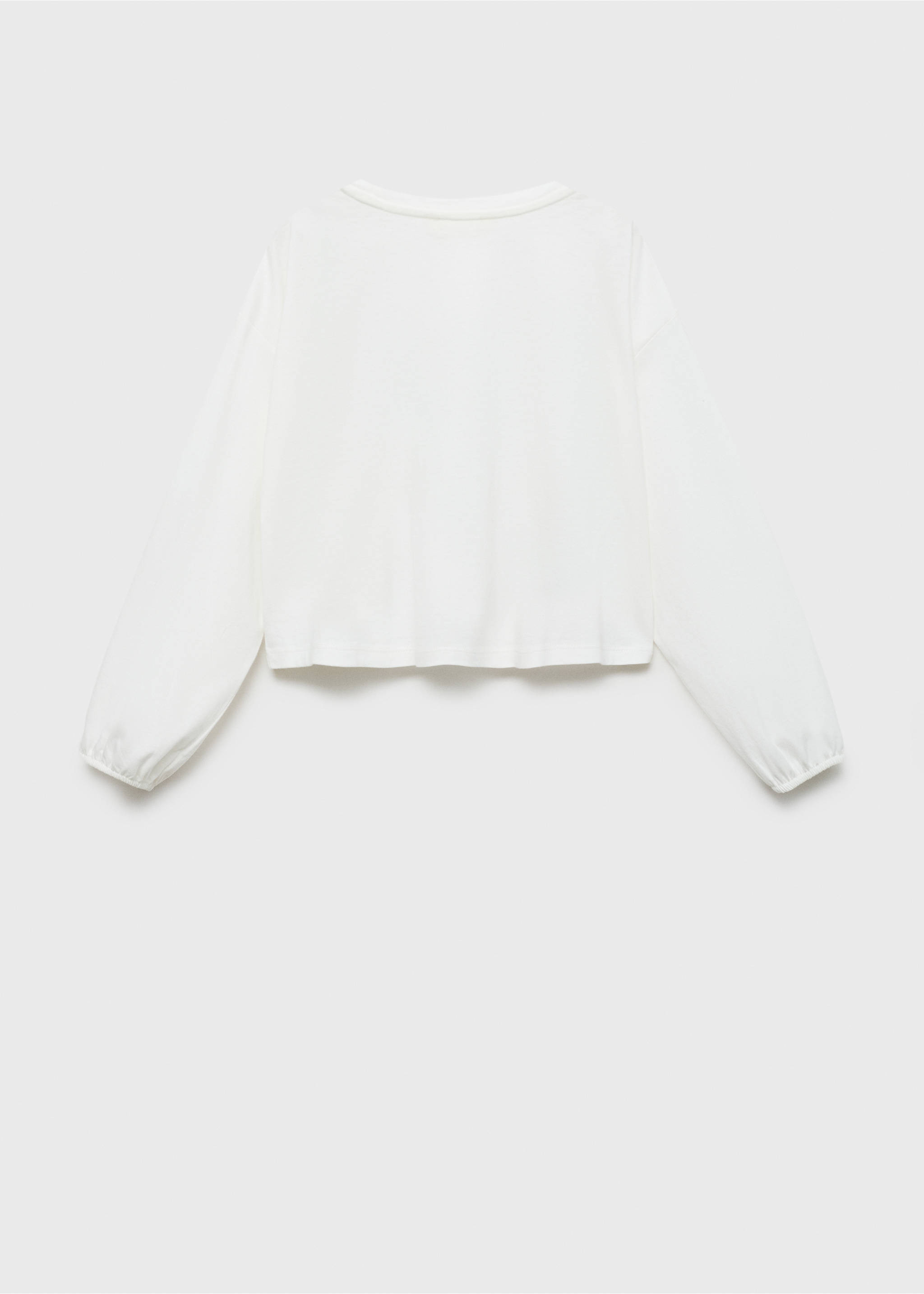 Bead detail T-shirt - Reverse of the article, Off White. Ref: 77036735-00.