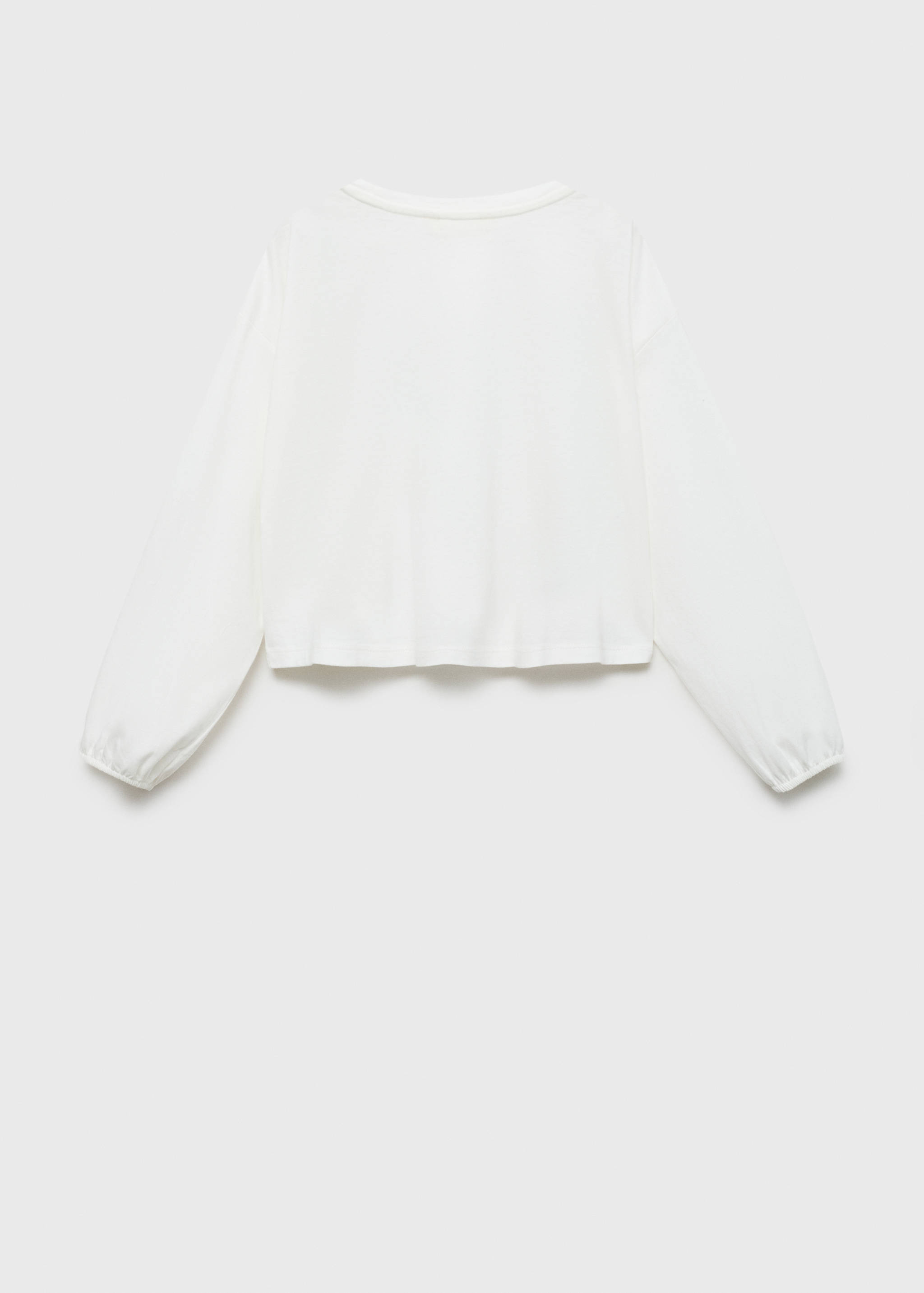 Bead detail T-shirt - Reverse of the article