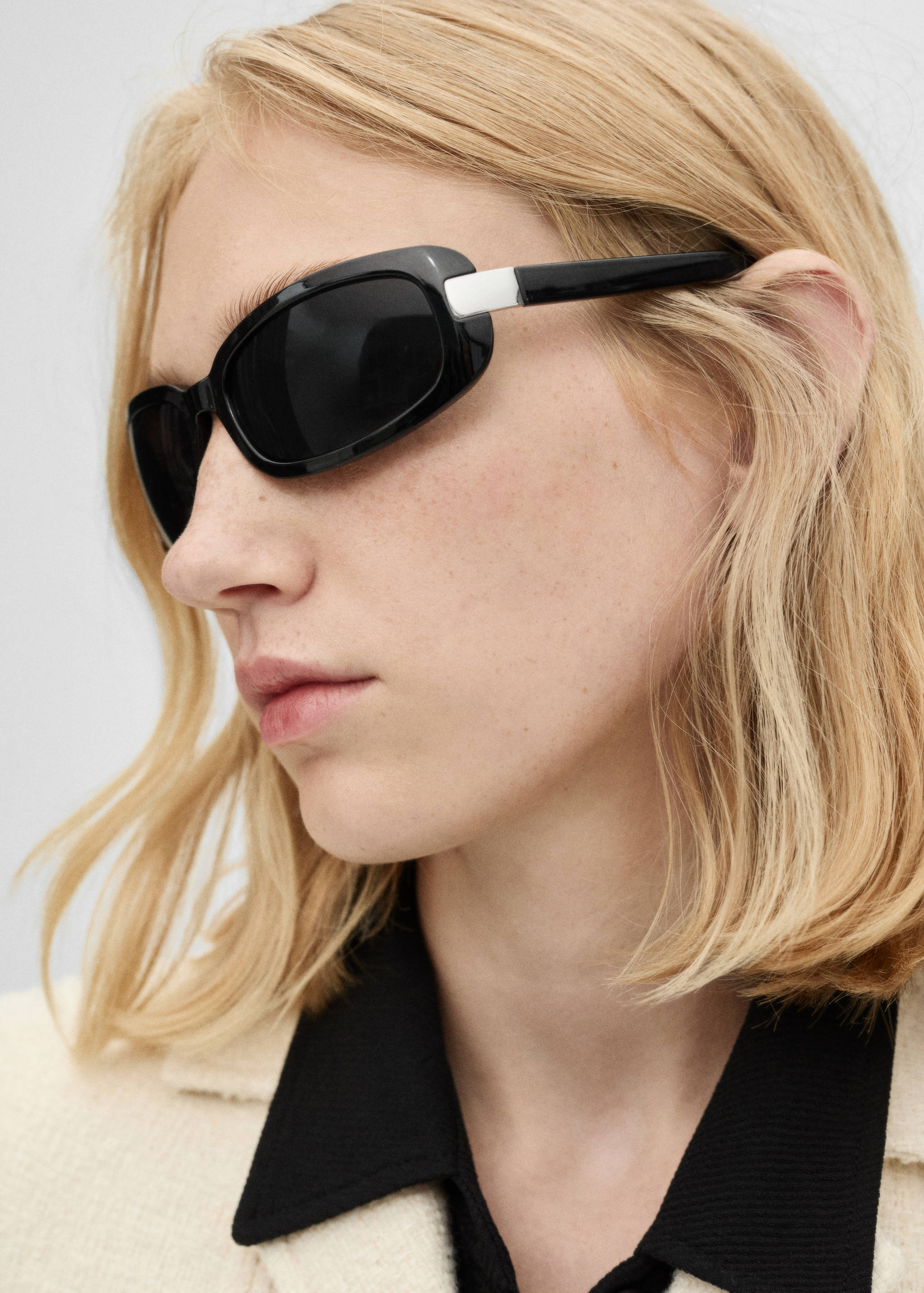 Sonnenbrille mit Metalldetail - Allgemeine Ansicht