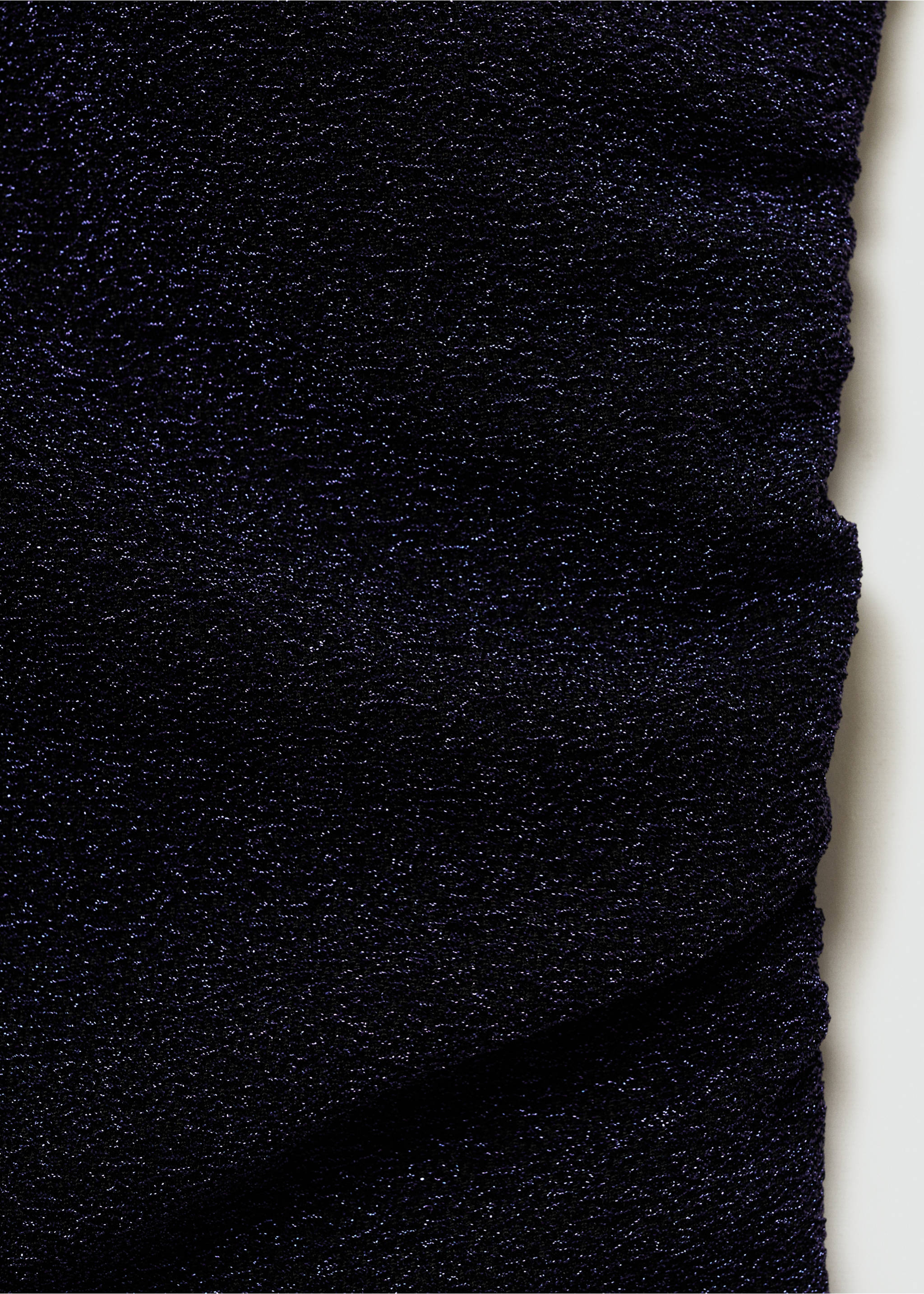 Asymmetrisches Lurex-Top - Detail des Artikels 8, Blau. Ref: 77036752-00.