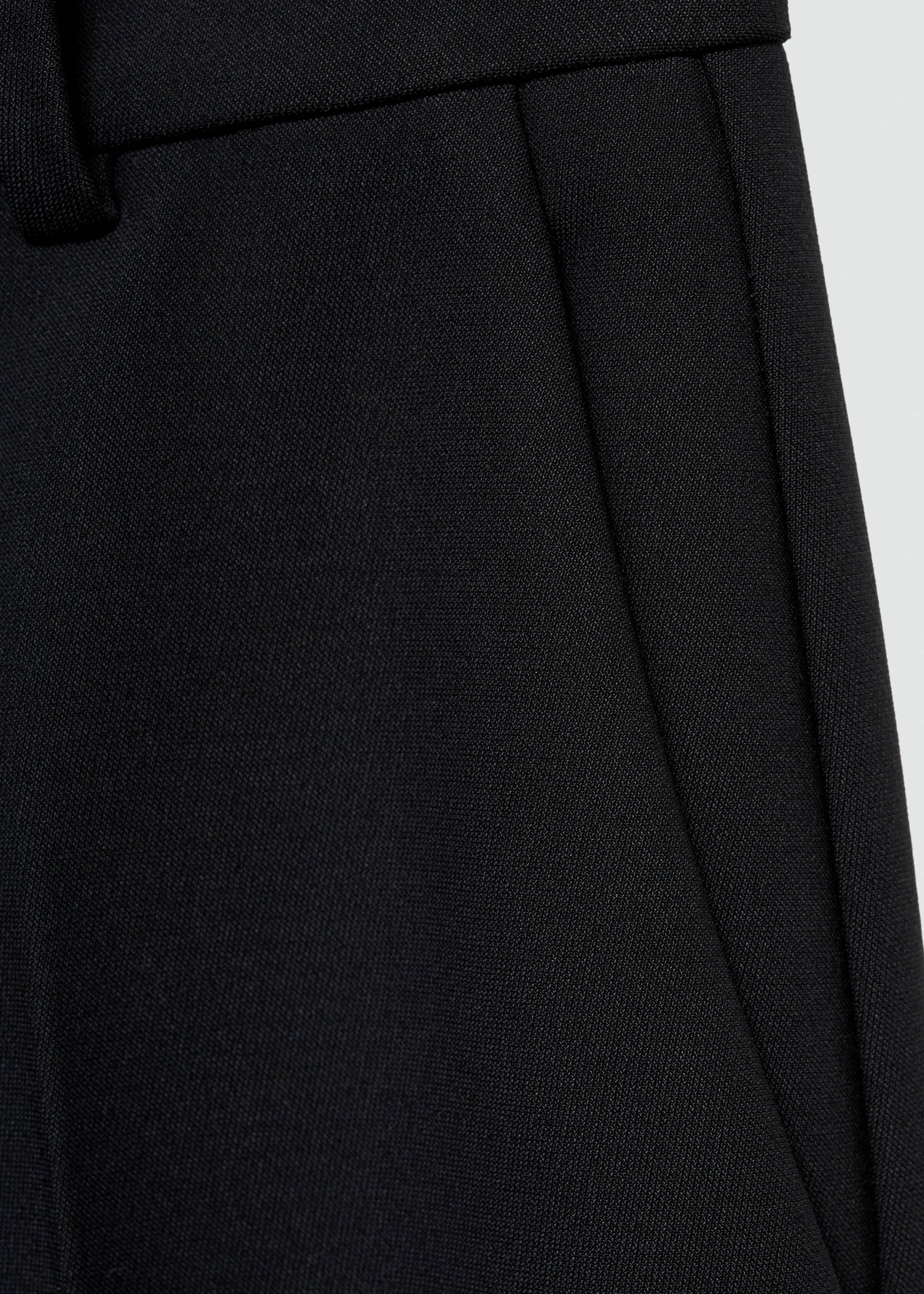 Mid-rise flared trousers - Details of the article 8