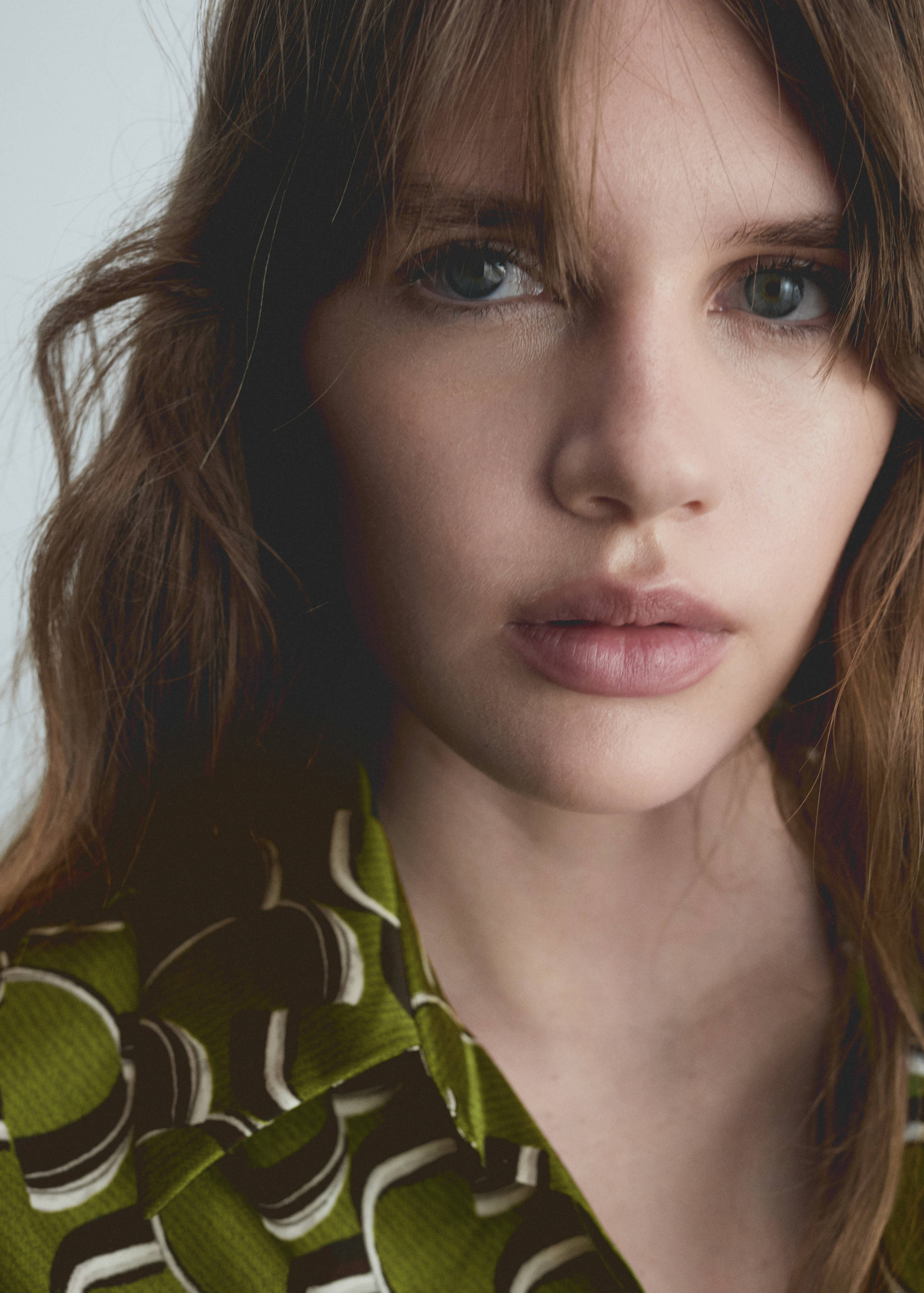 Printed satin dress - Details of the article 1