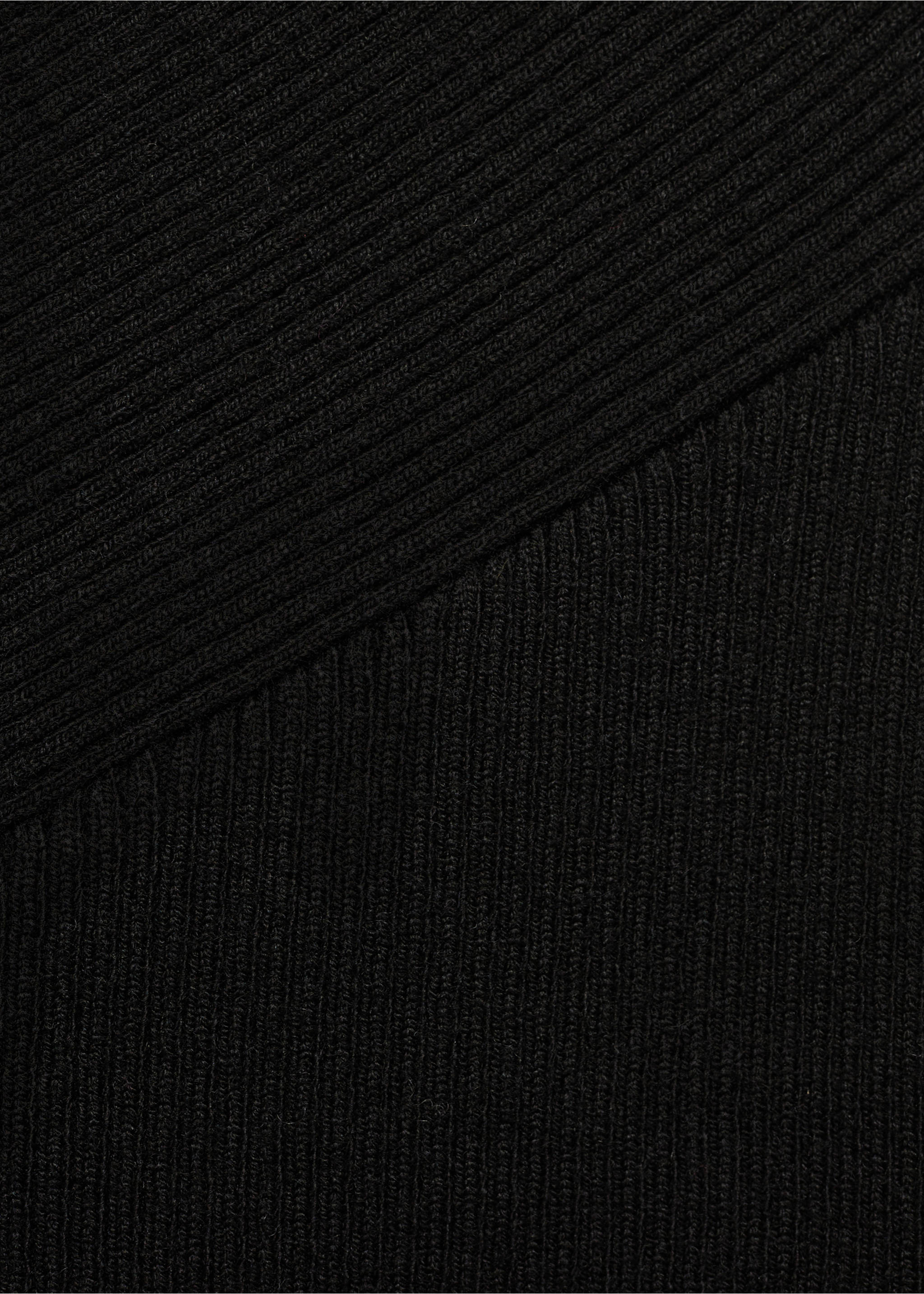 Asymmetrisches Top in Unifarben - Detail des Artikels 8, Schwarz. Ref: 77036765-00.