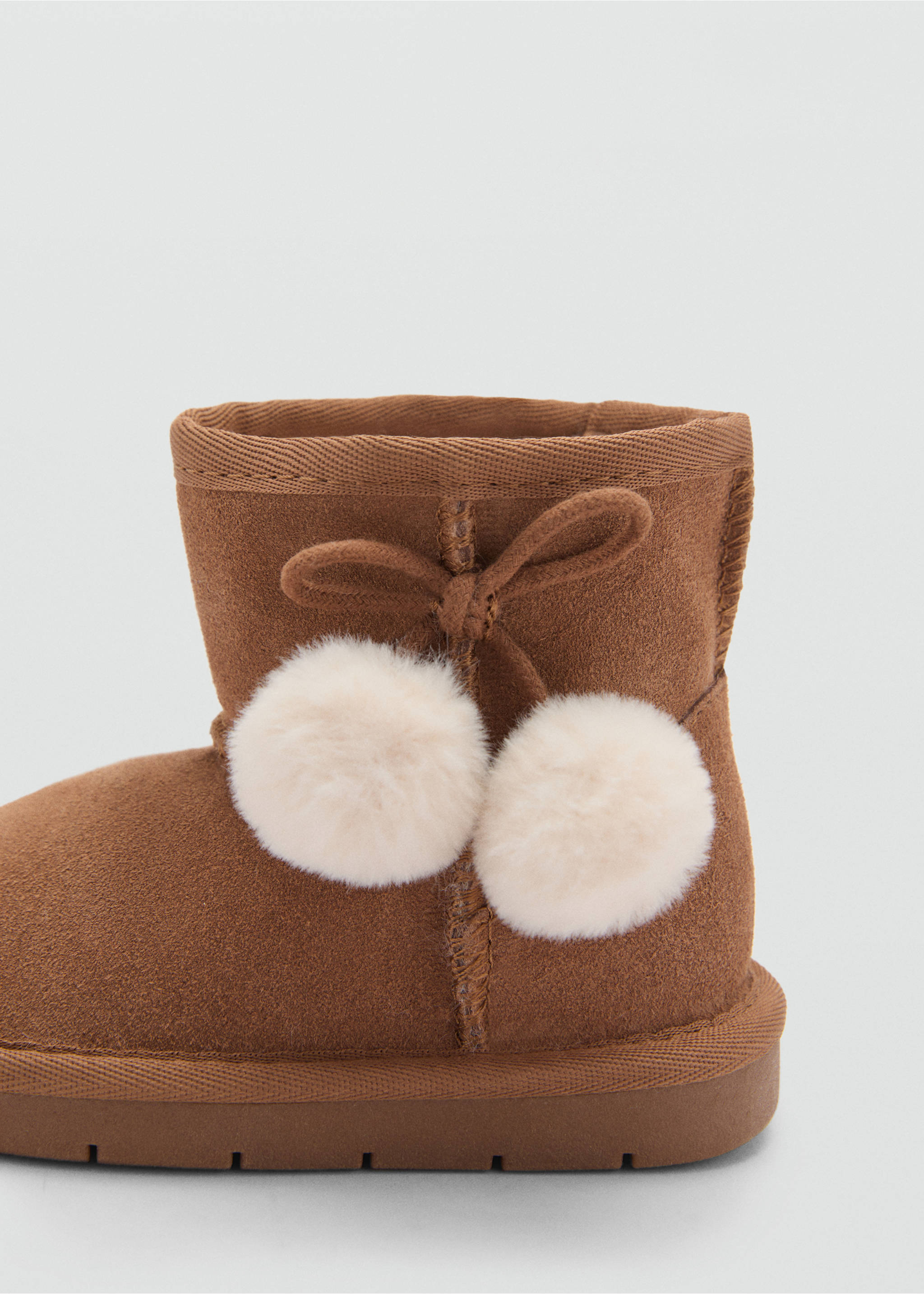 Bota piel caña baja - Detalle del artículo 1, Marrón medio. Ref: 77037118-00.