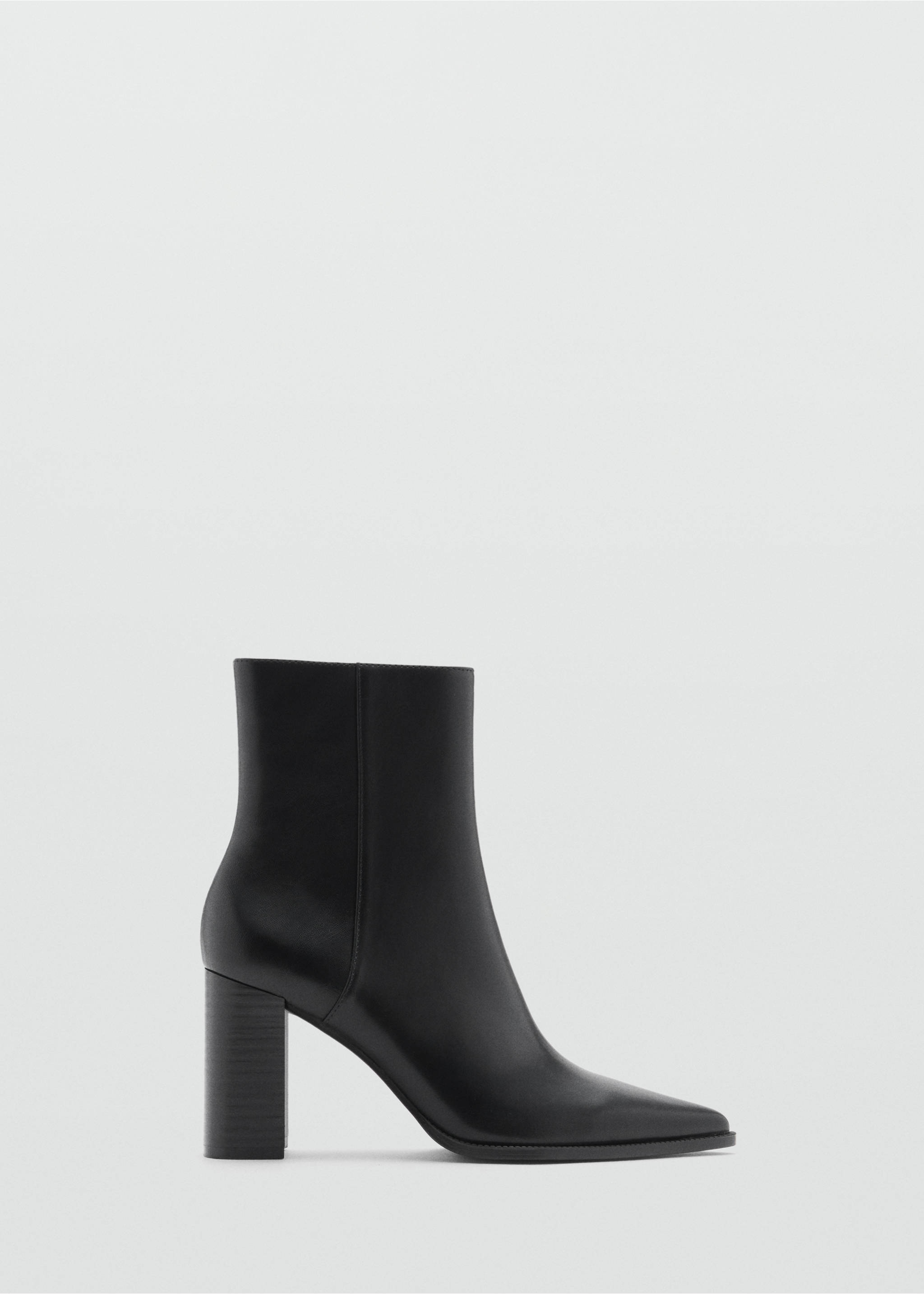 Pointed heel ankle boot - Article without model, Black. Ref: 77037119-00.