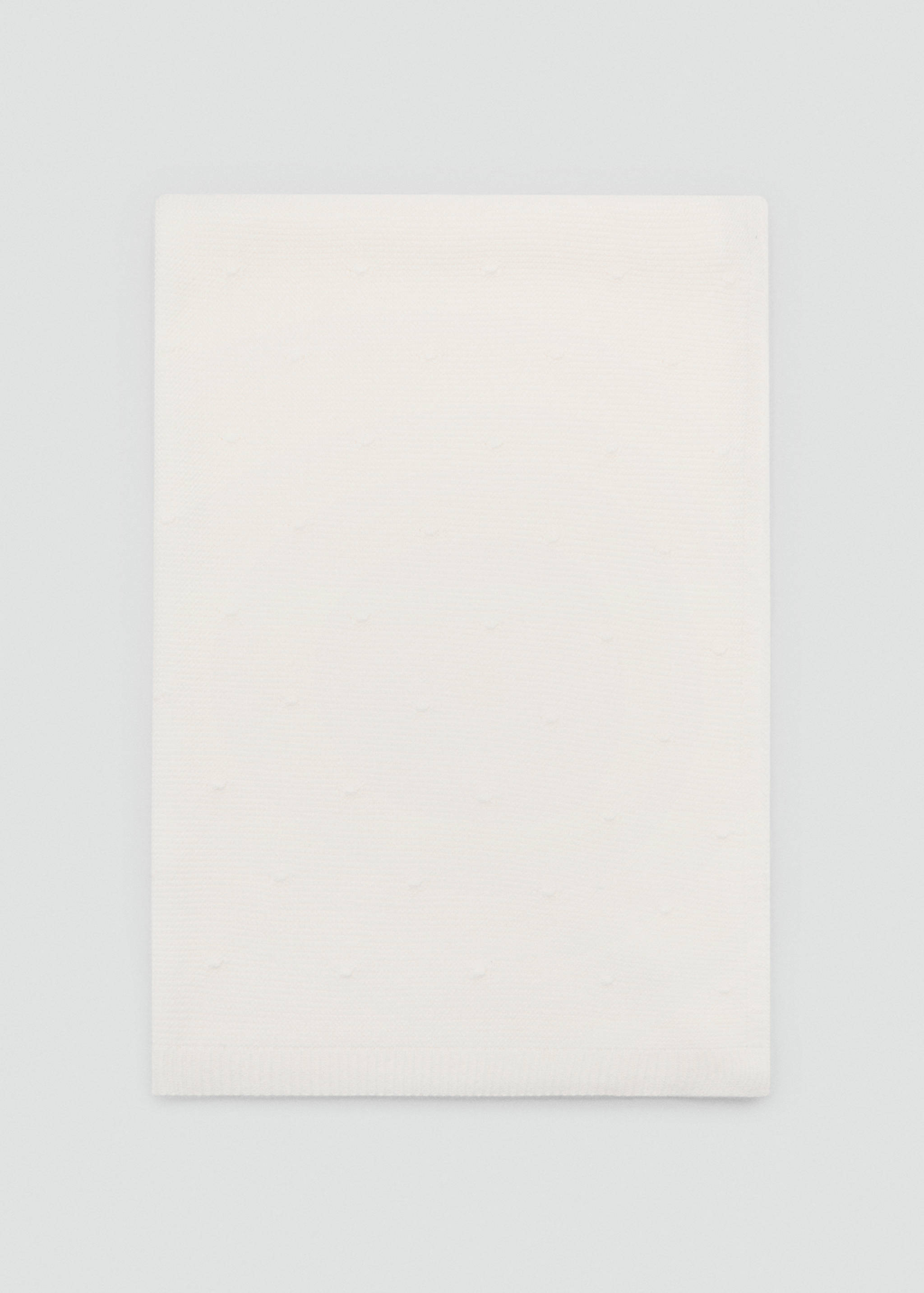 Couverture maille coton - Article sans modèle