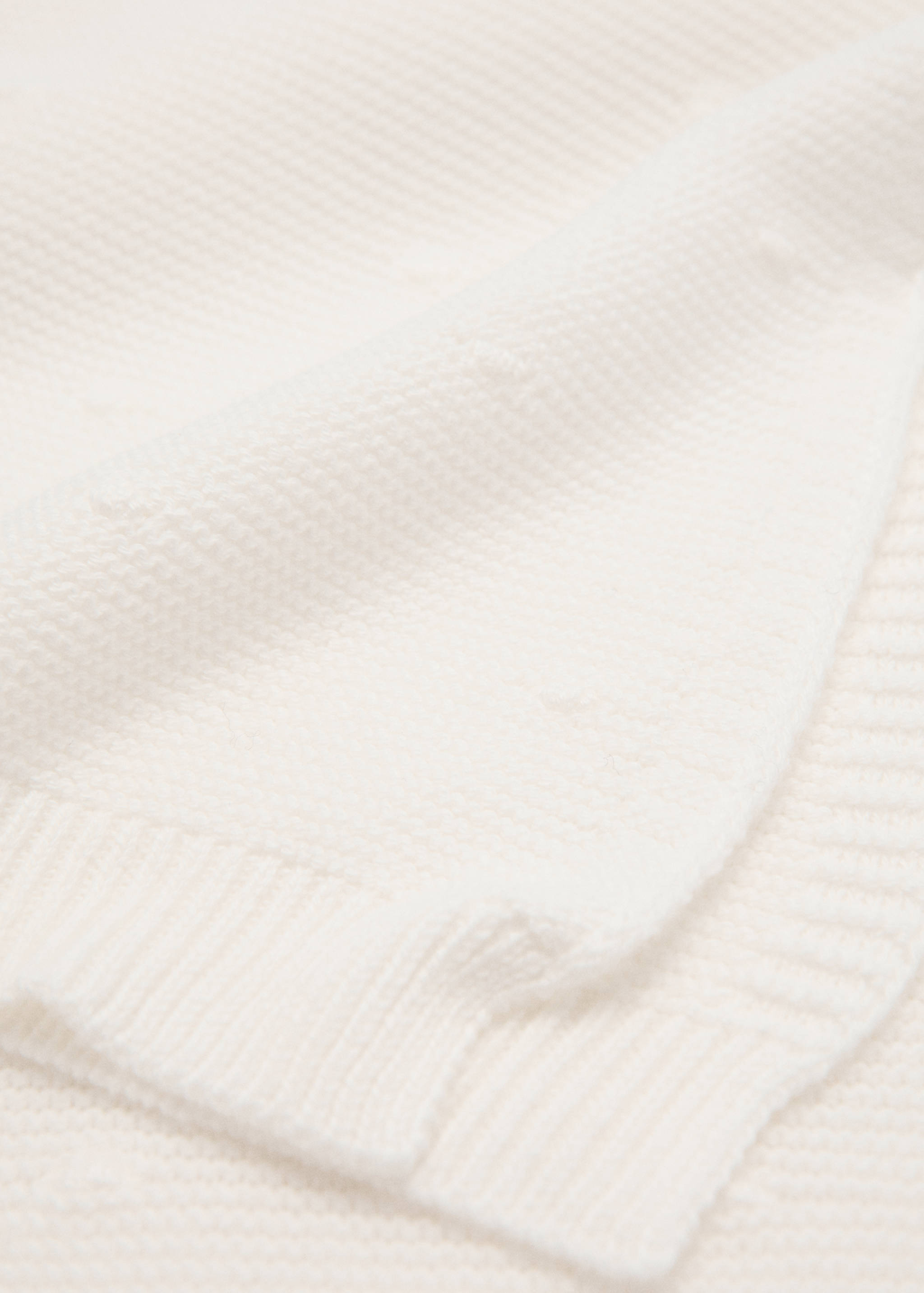 Couverture maille coton - Plan moyen