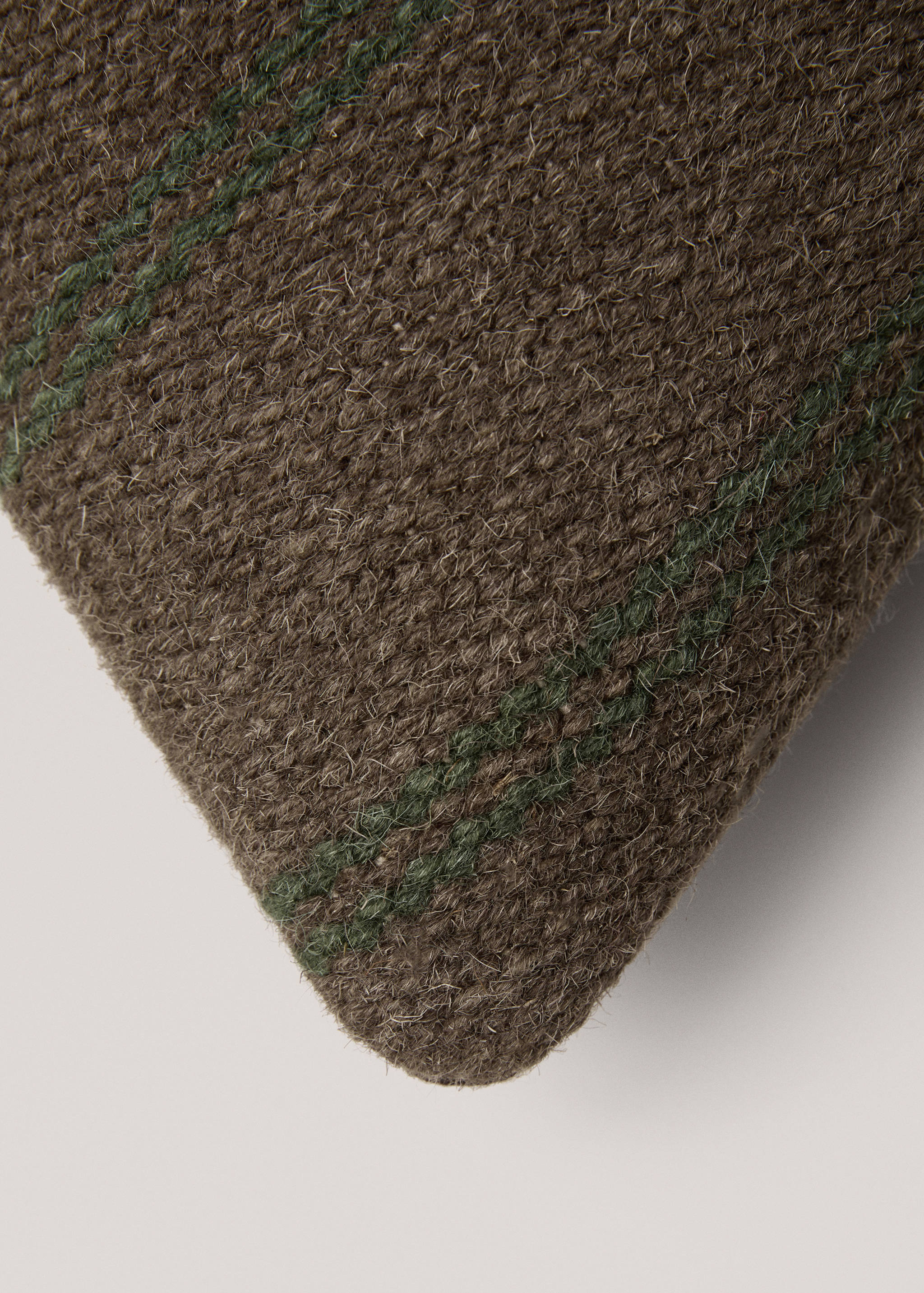 Wool and cotton cushion cover 35x90cm - Details of the article 2
