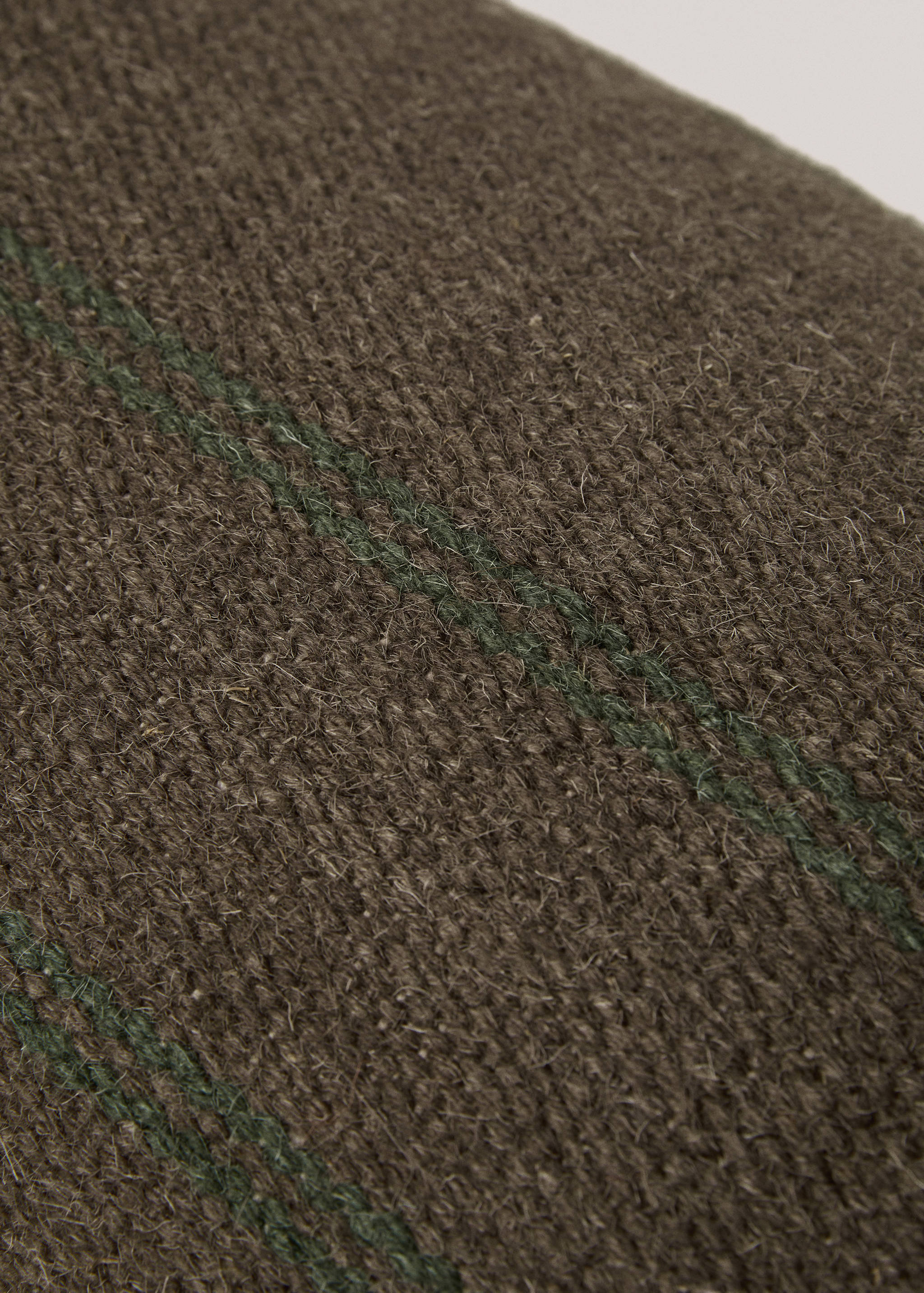 Wool and cotton cushion cover 35x90cm - Details of the article 3