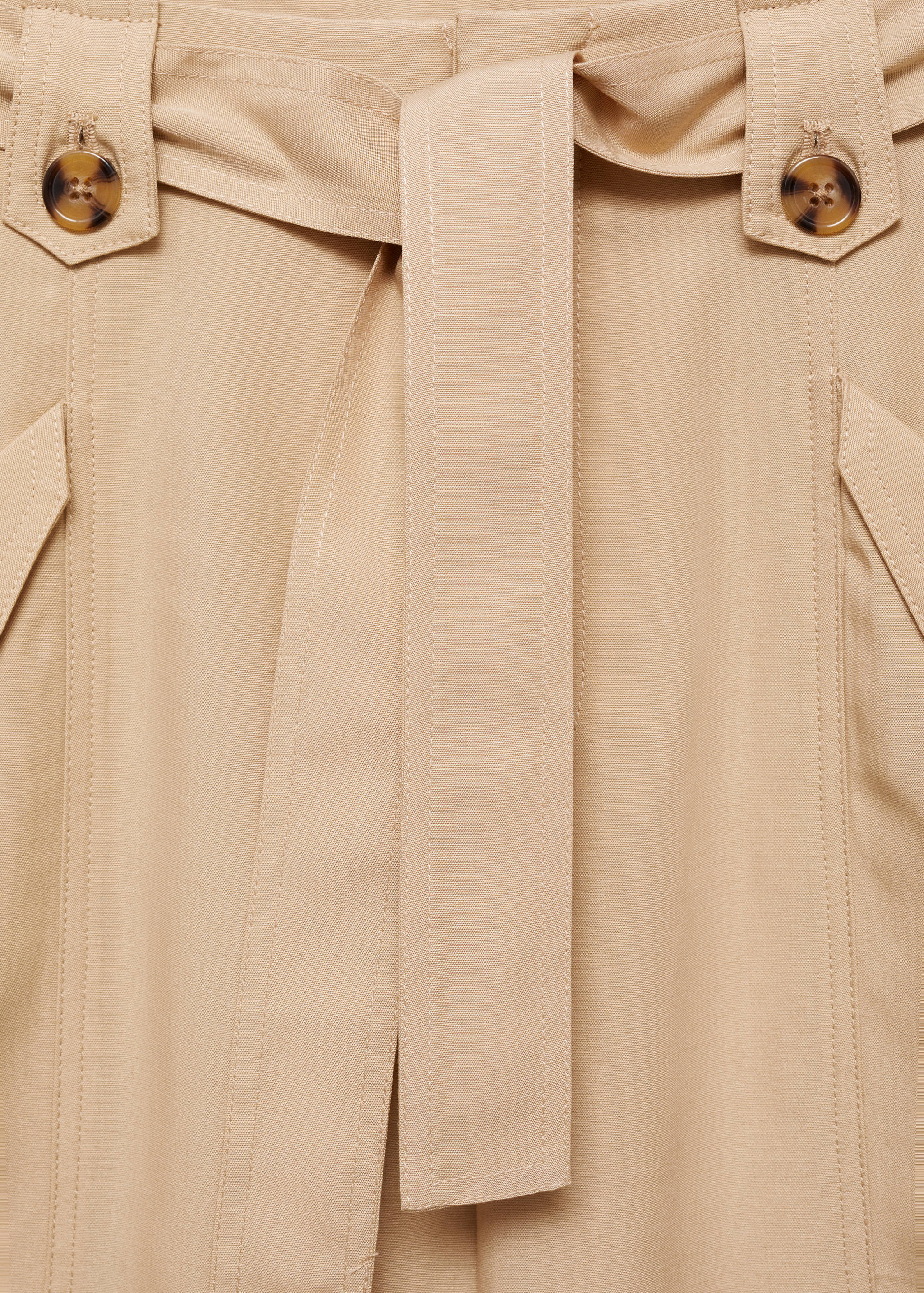 Pants with button loops and bow - Details of the article 8