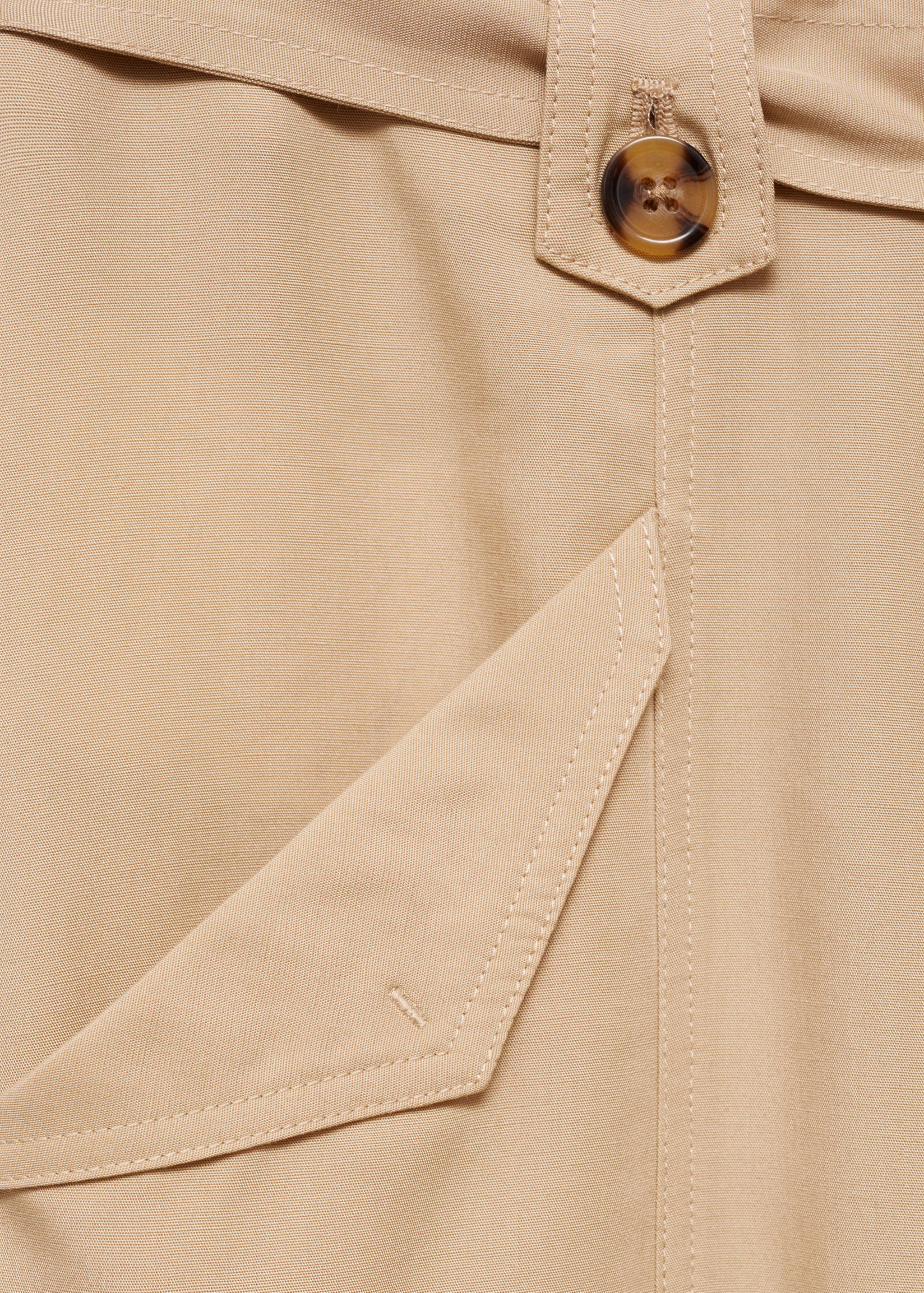 Pants with button loops and bow - Details of the article 0