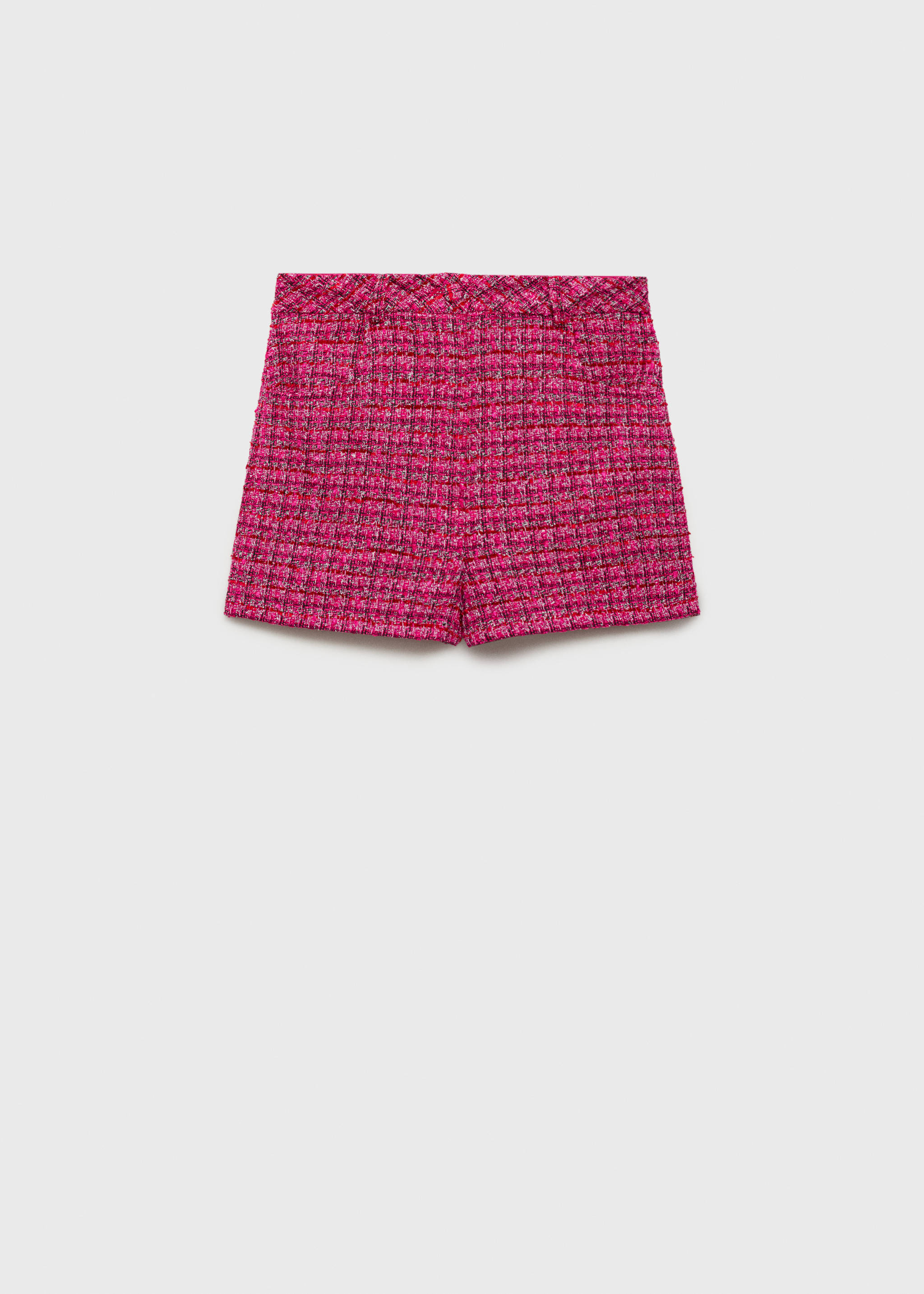 Mid-rise tweed shorts - Article without model