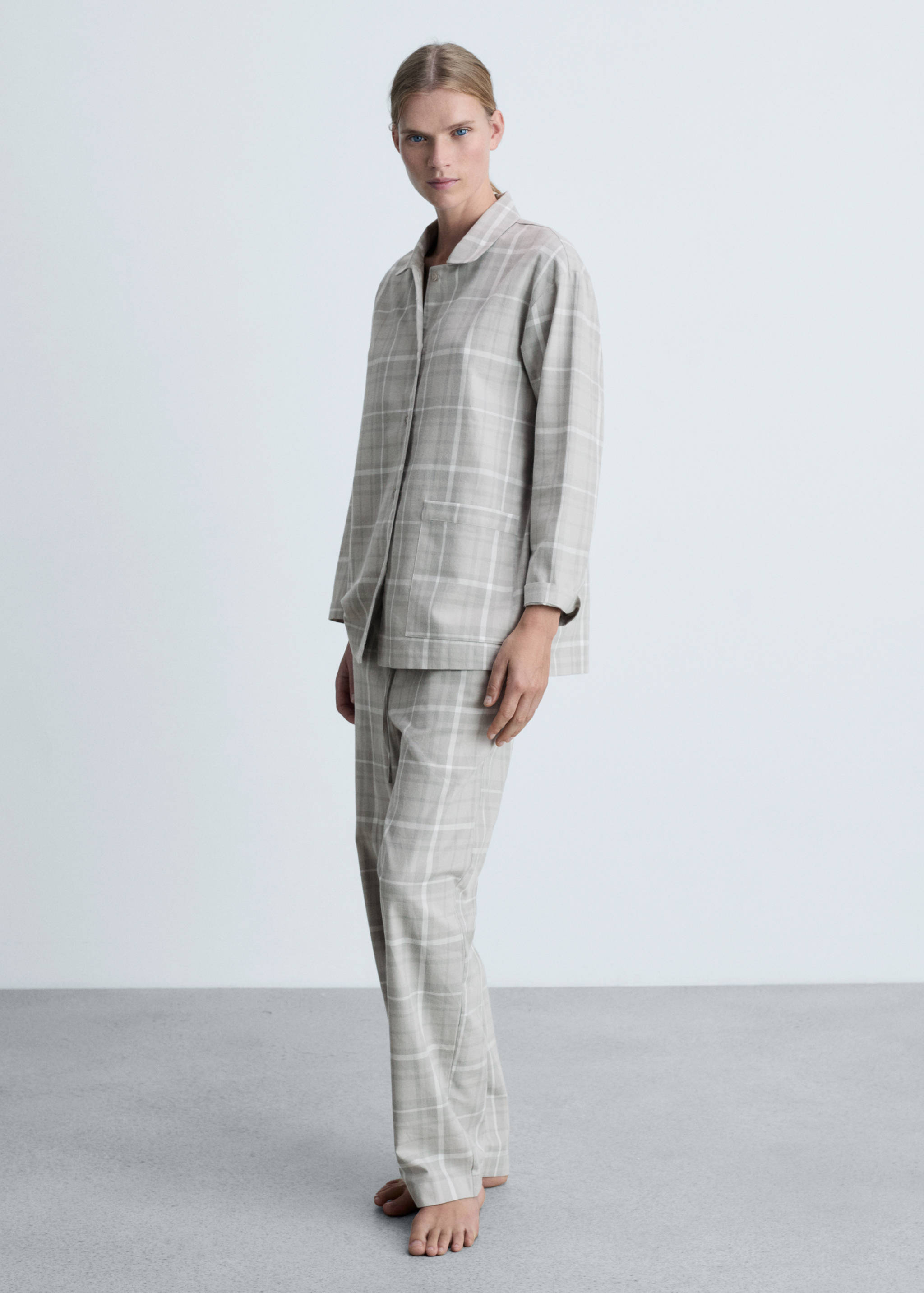 Camicia pigiama flanella quadri - Piano generale
