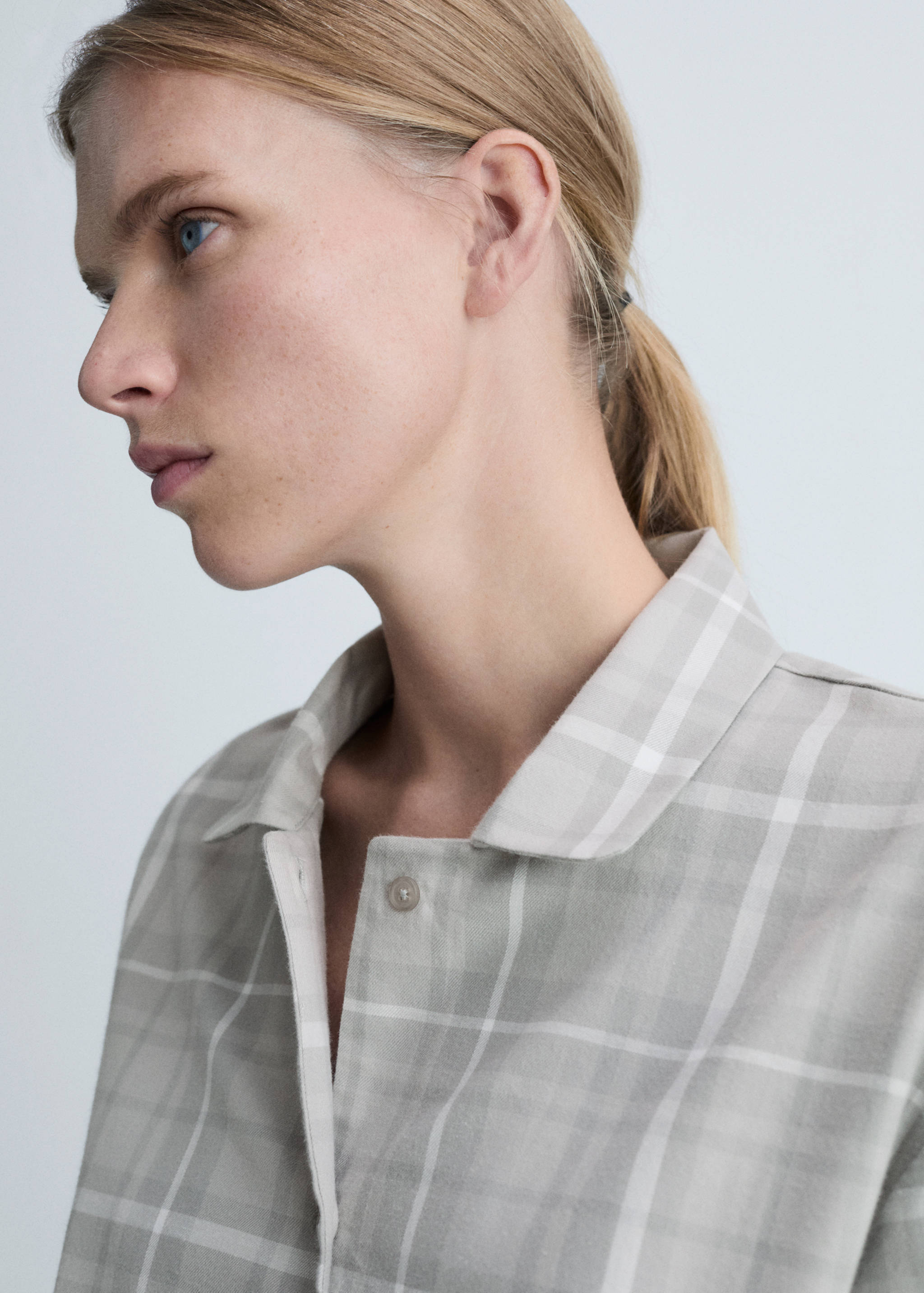 Camicia pigiama flanella quadri - Dettaglio dell'articolo 1