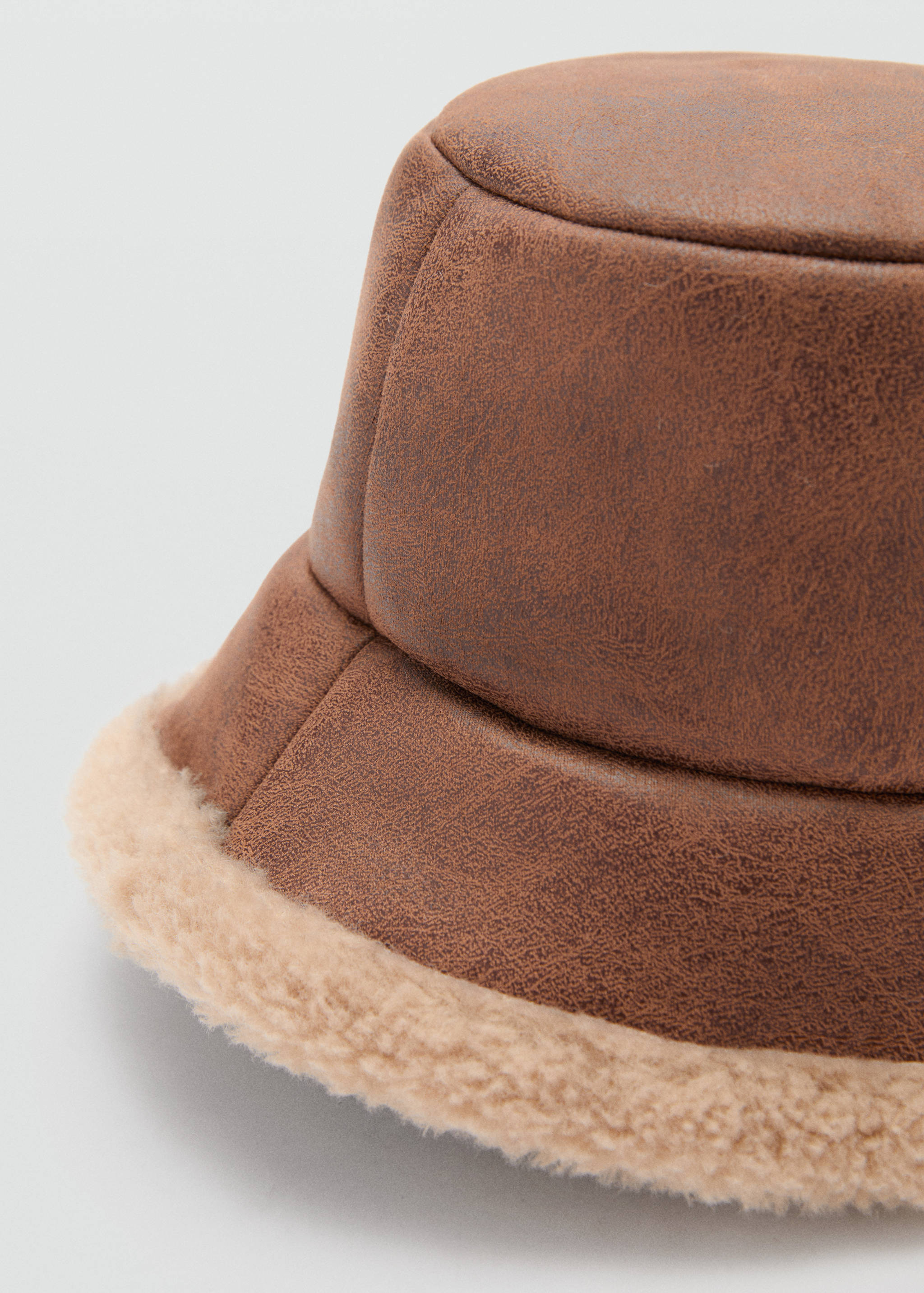 Shearling bucket hat - Medium plane