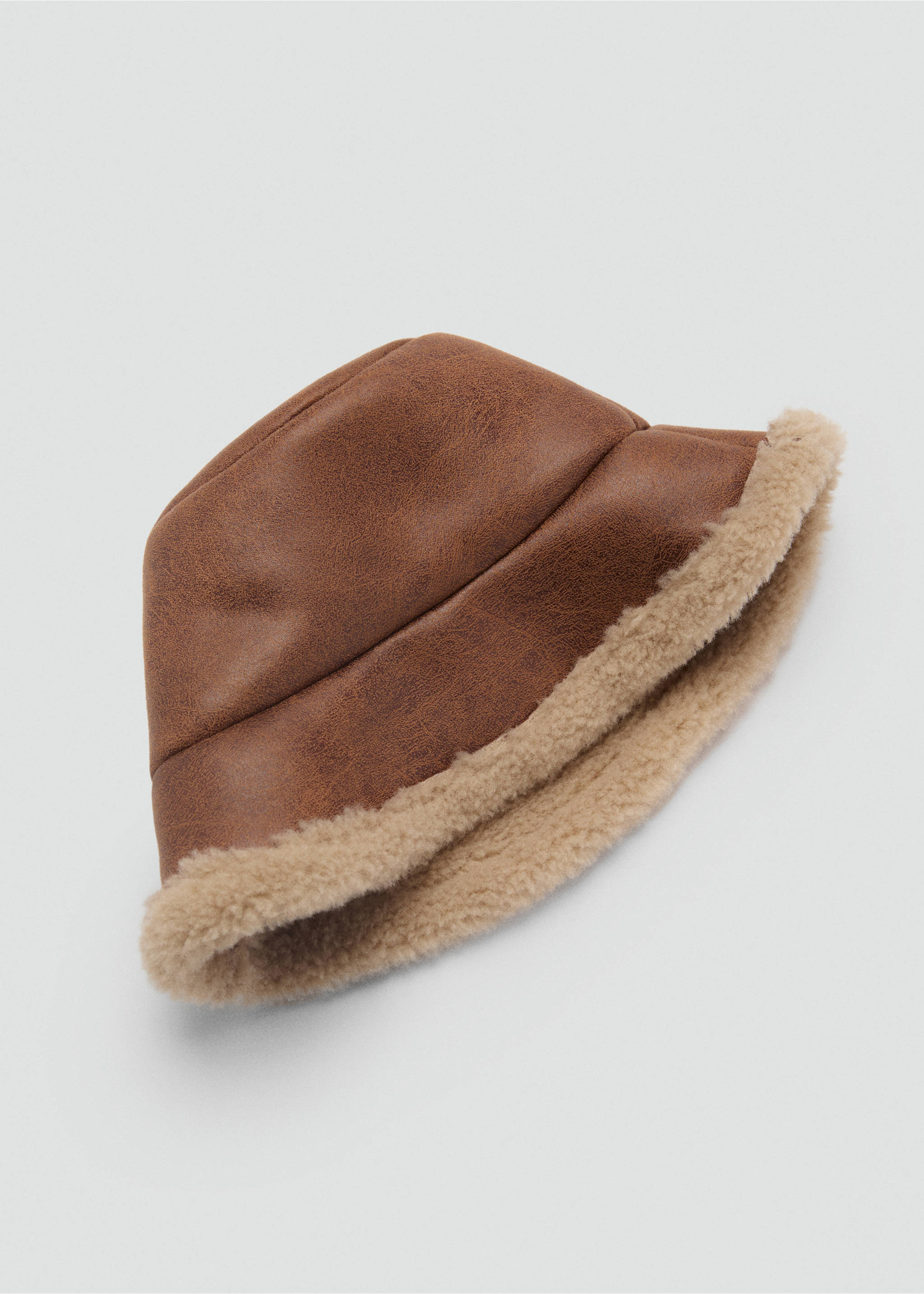 Gorra bucket borreguet - Detall de l'article 1, Marró. Ref: 77037652-00.