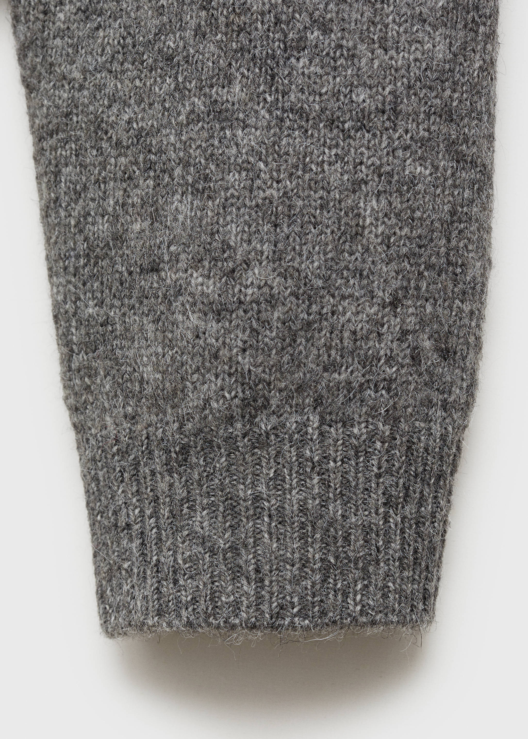 Pulover cu guler tip cămașă combinat - Detaliu al articolului 0