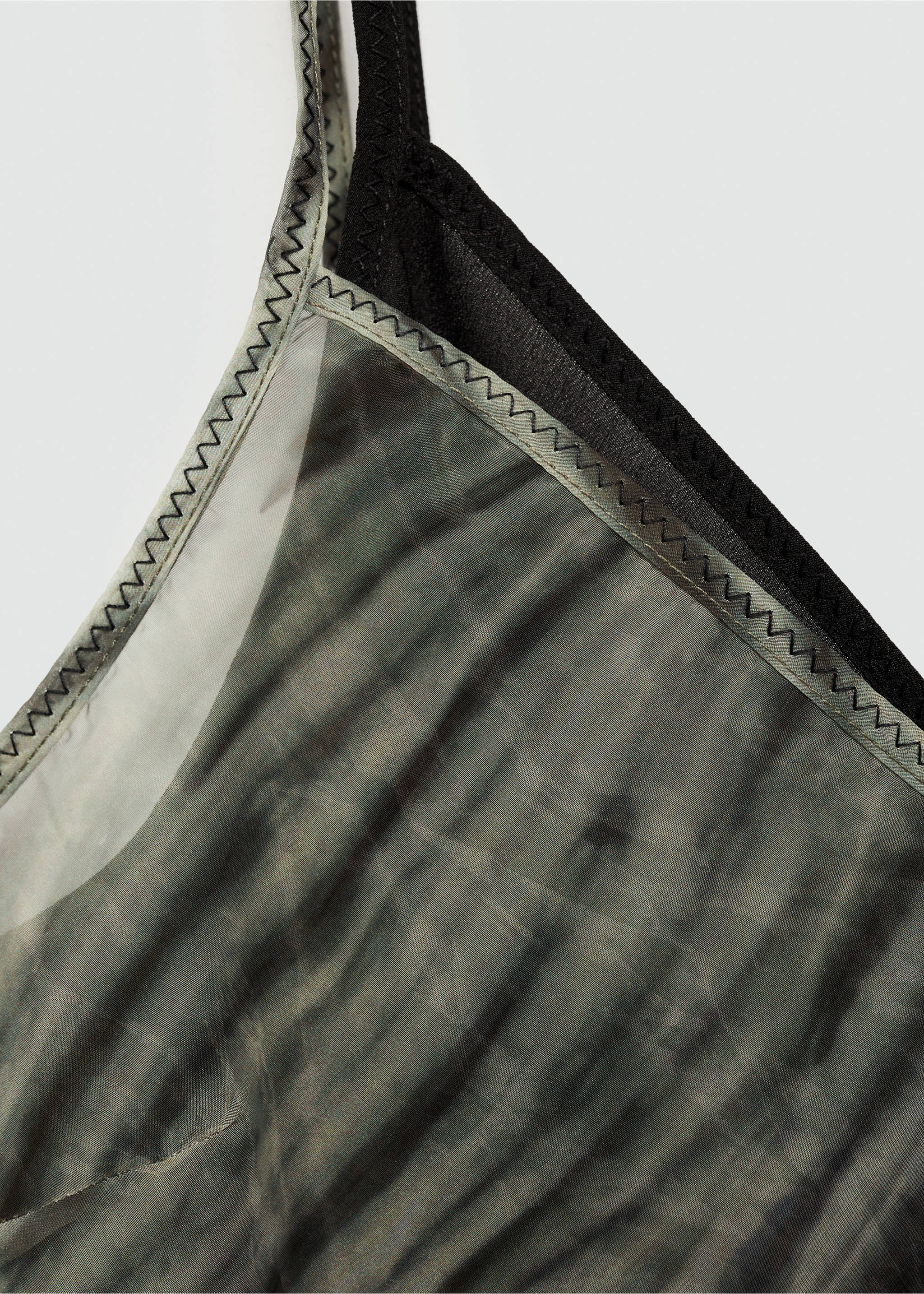 Vestito stampato doppie spalline - Dettaglio dell'articolo 8, Verde. Ref: 77037683-00.