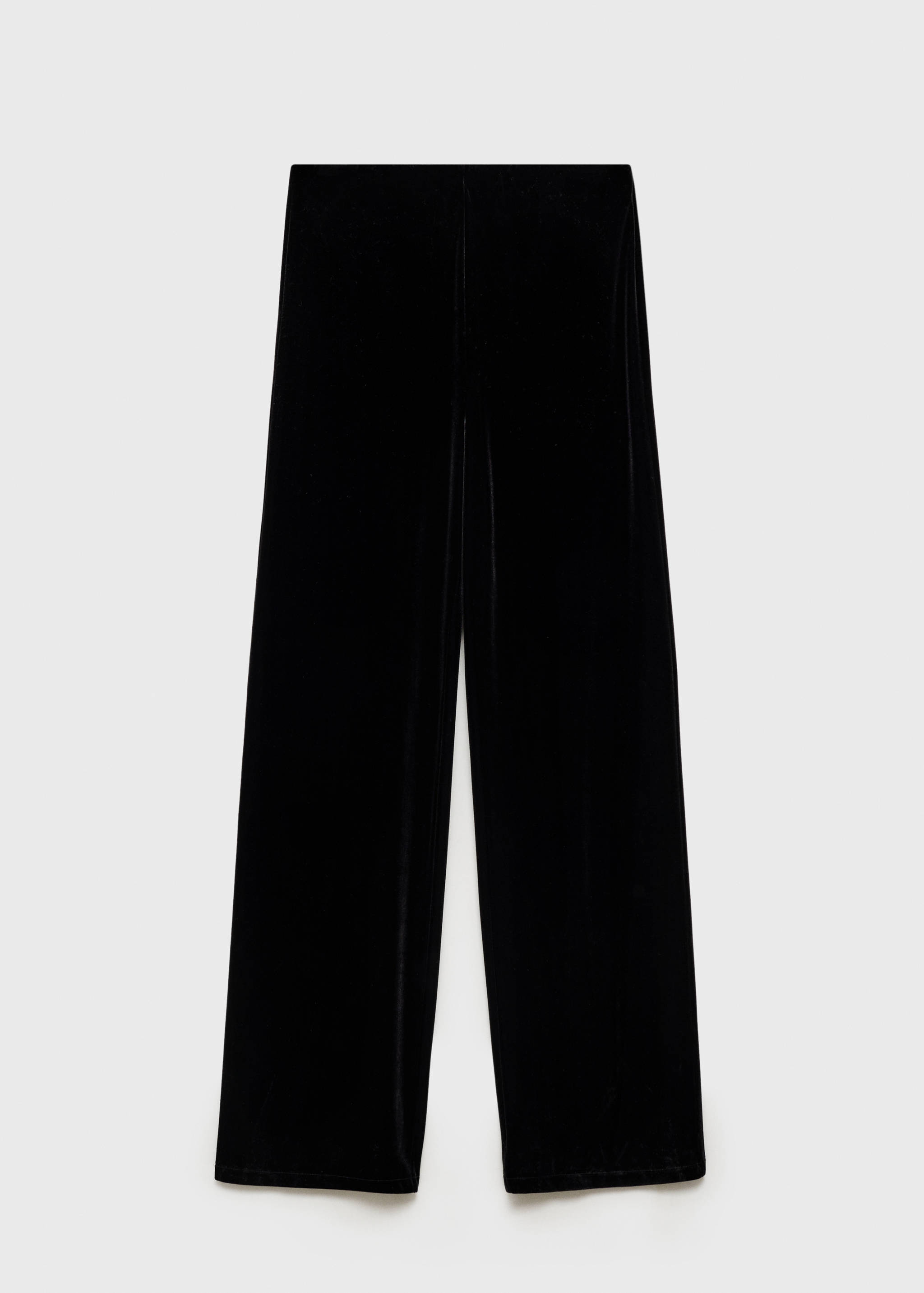 Velvet wide leg trousers - Article without model