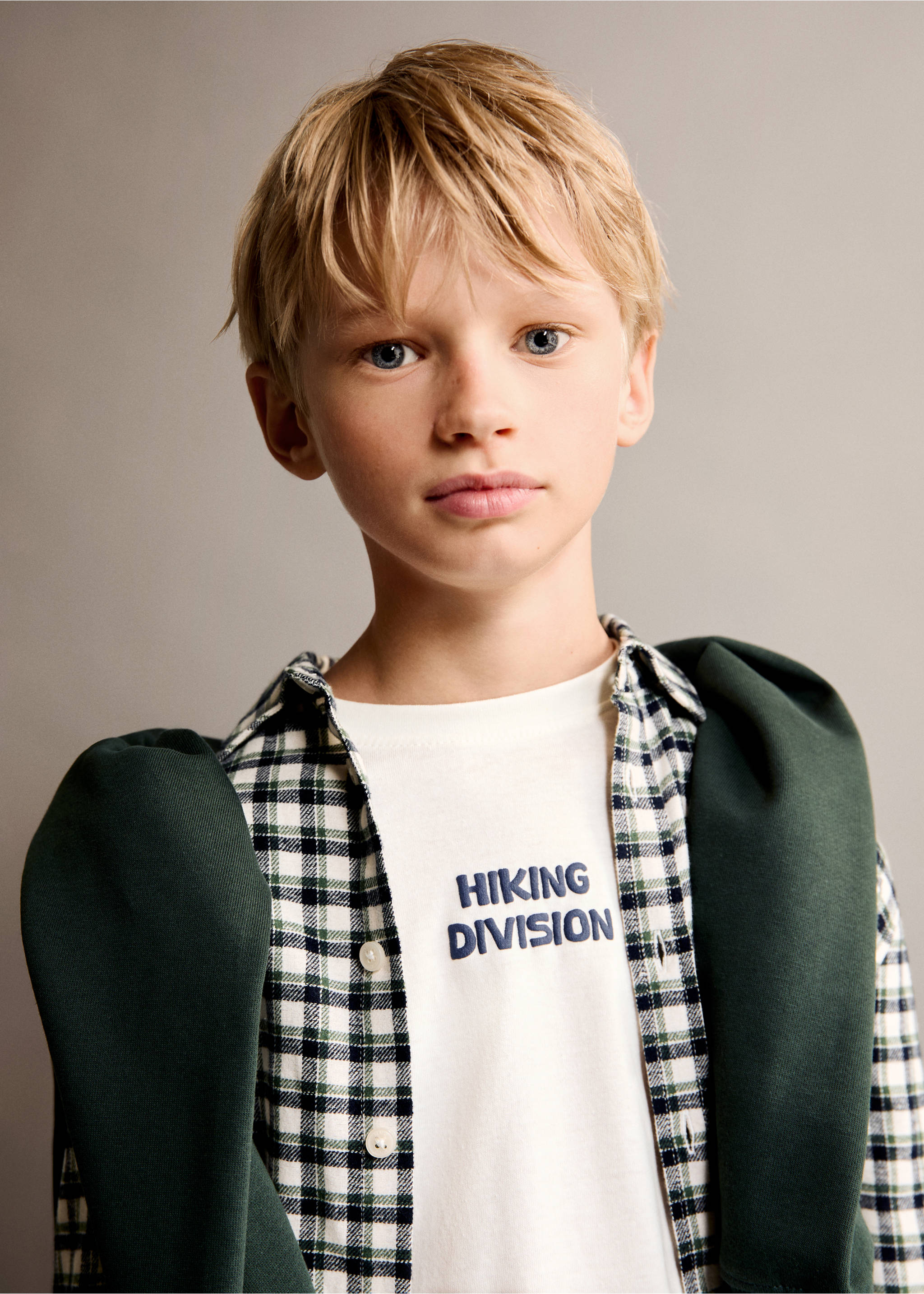 Printed cotton-blend t-shirt - Details of the article 1, Off White. Ref: 77037689-00.