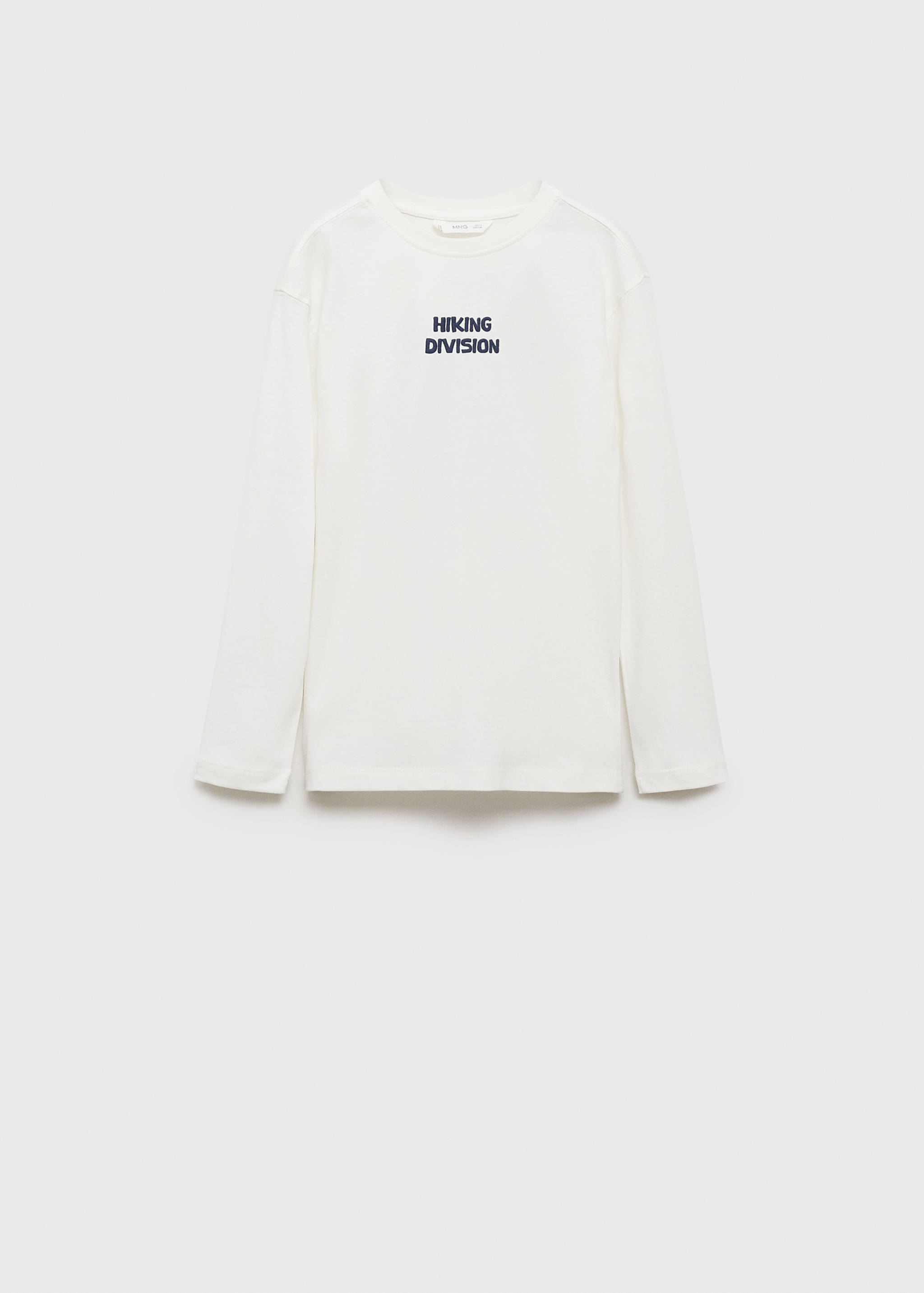 Mønstrete t-skjorte i bomull - Artikkel uten modell