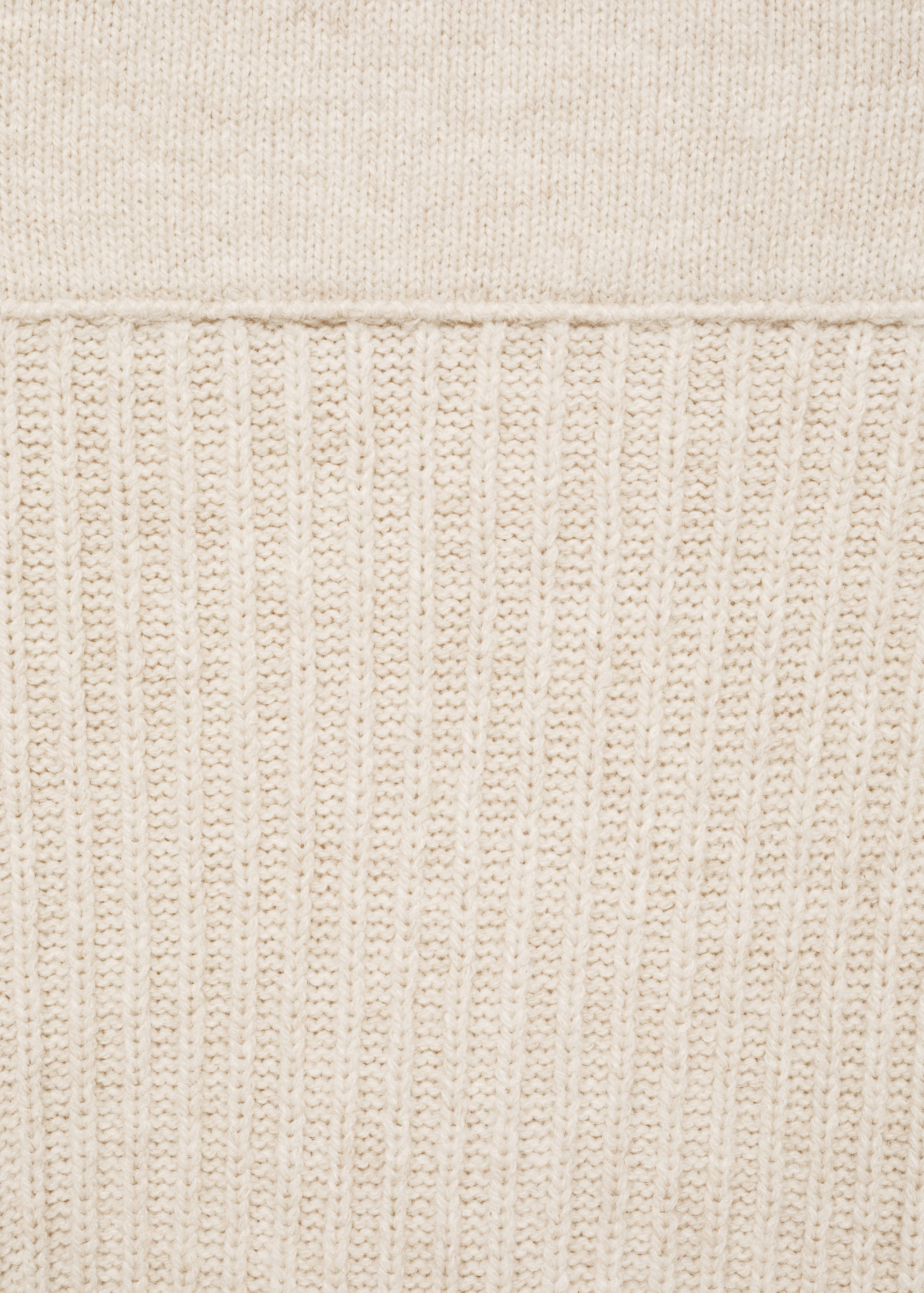 Asymmetrical knitted skirt - Details of the article 8