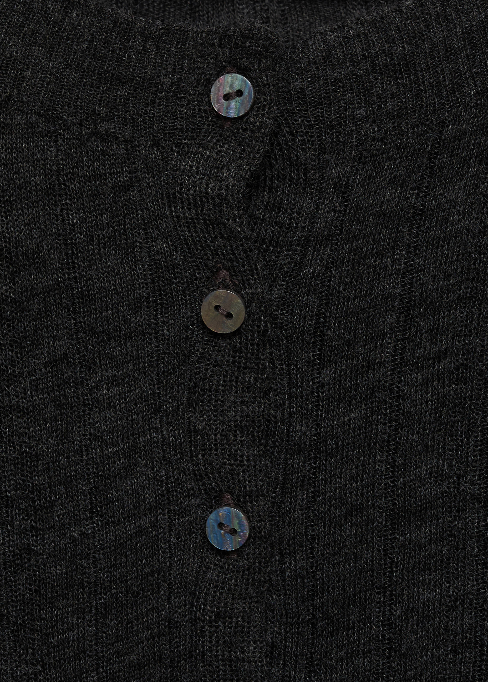 Button knit cardigan - Details of the article 8