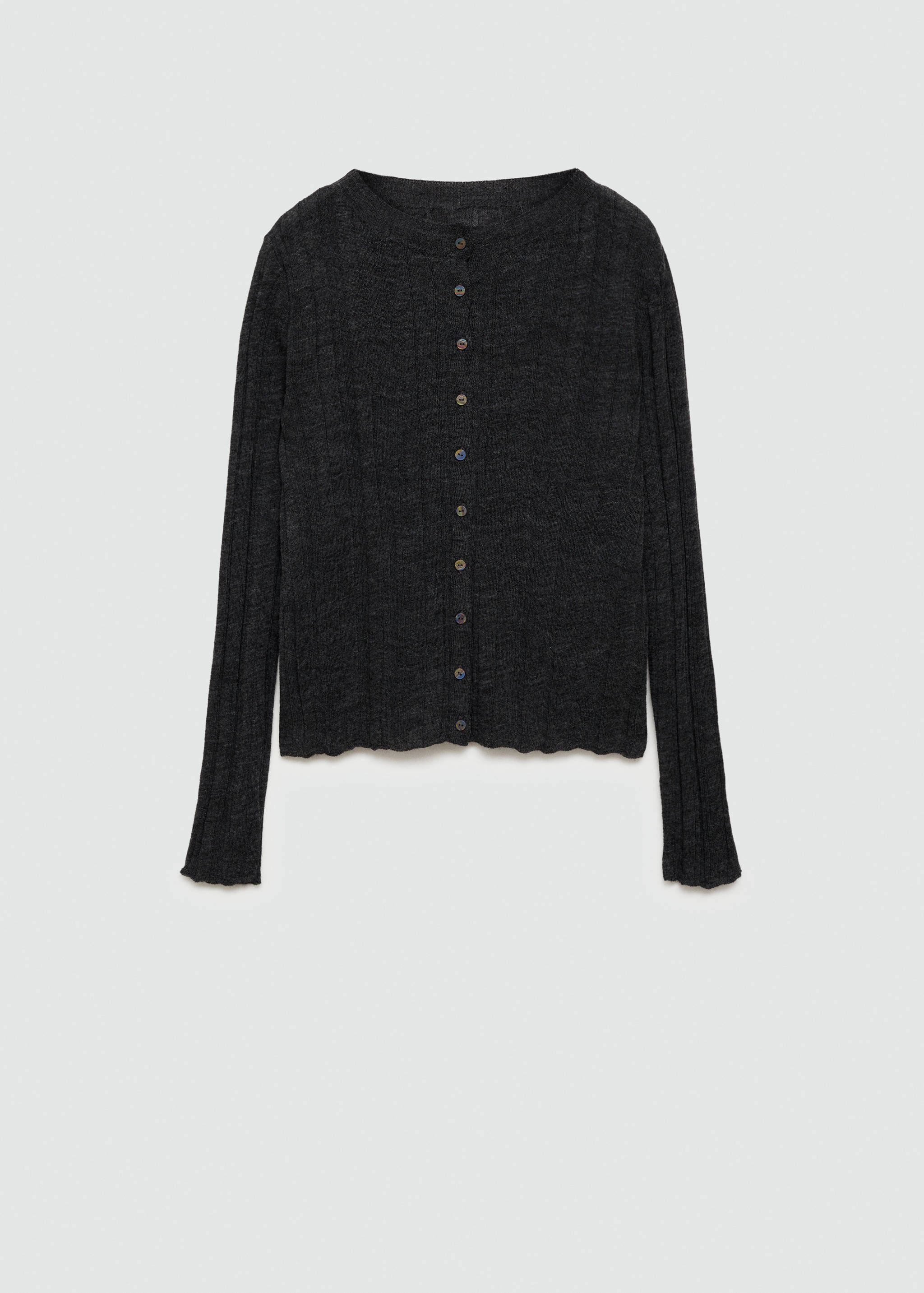Strickjacke mit Knöpfen - Artikel ohne Model