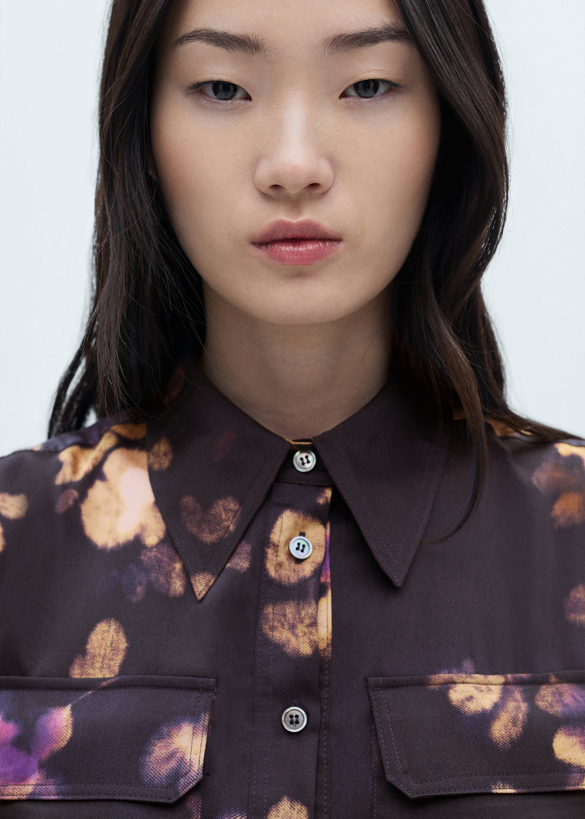 Vestido camisero estampado - Detalle del artículo 1